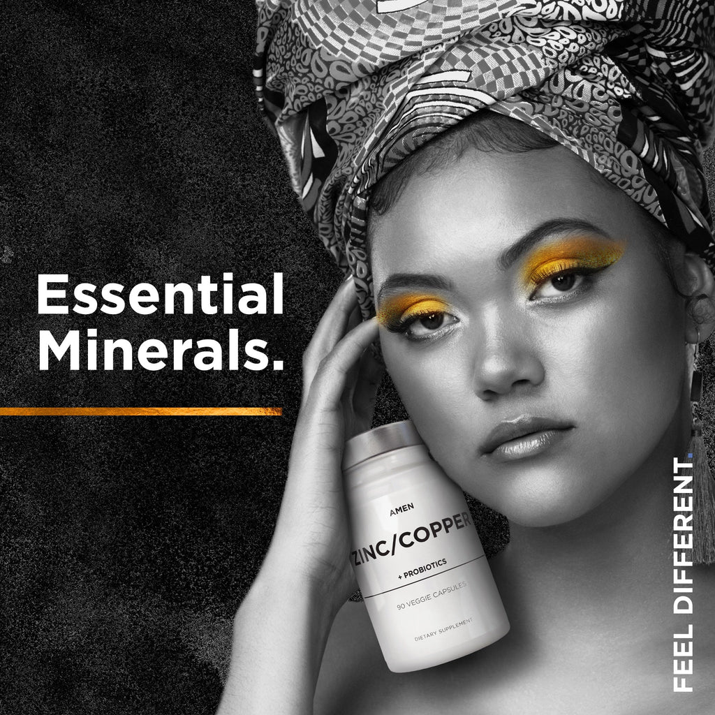 Amen Zinc Copper with Probiotics