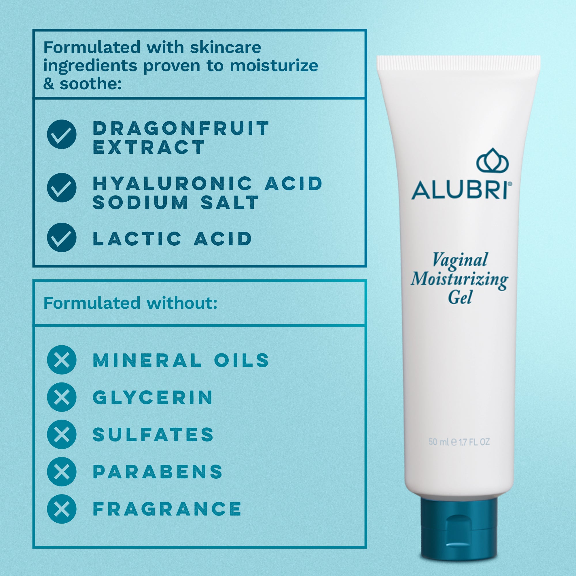 Internal Vaginal Moisturizing Gel for Dryness & Comfort