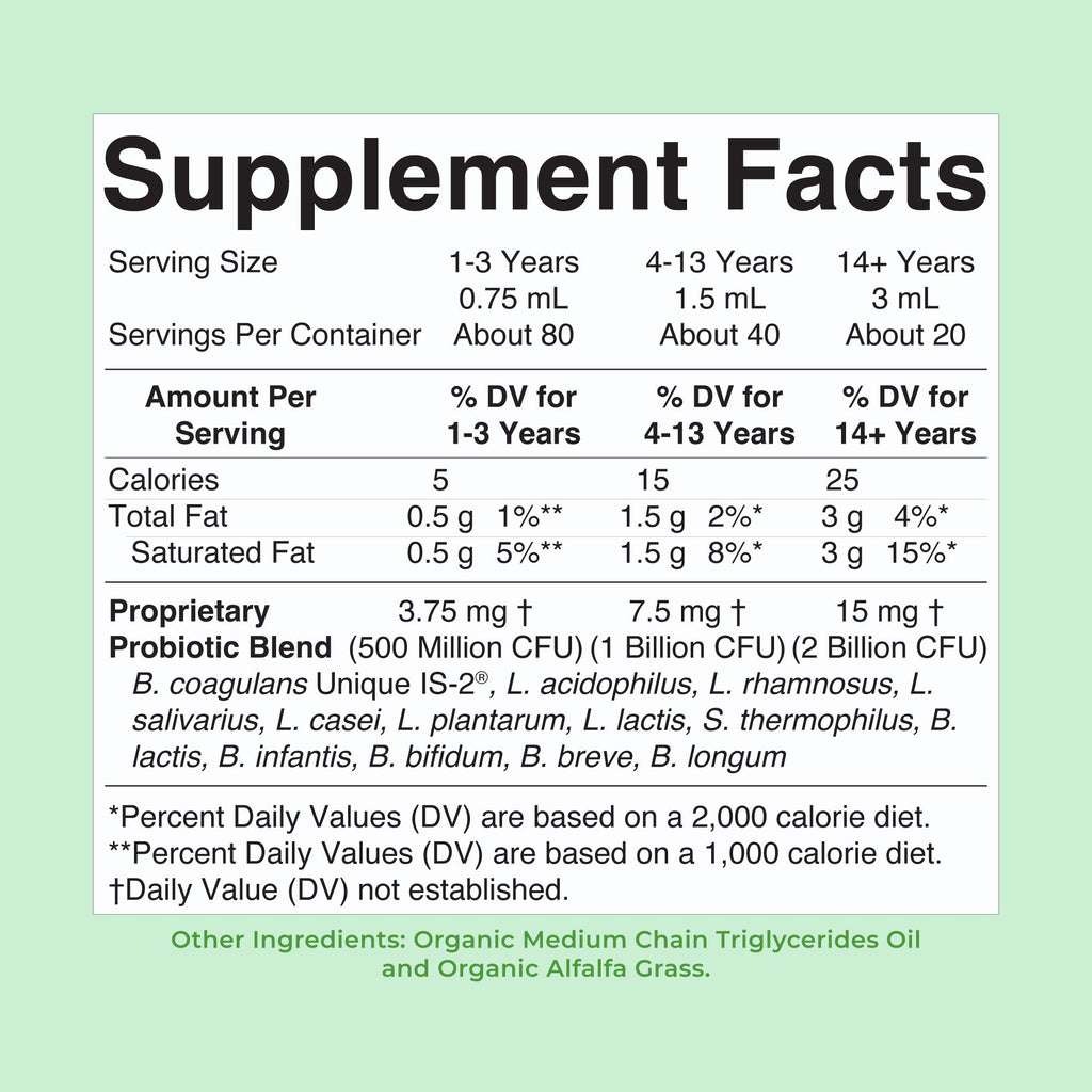 Liquid Probiotic Drops