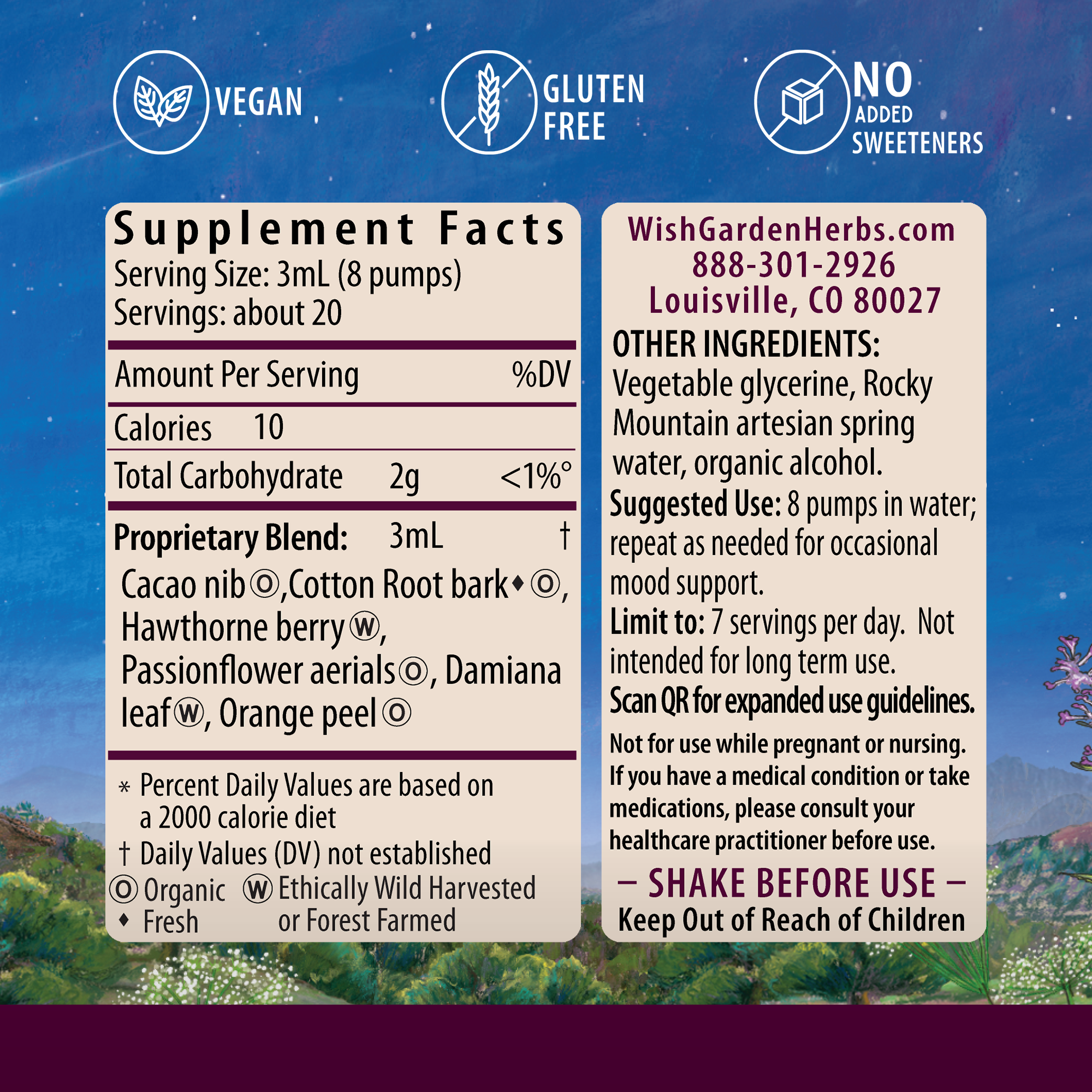 Liquid Bliss Peace - Herbal Supplement