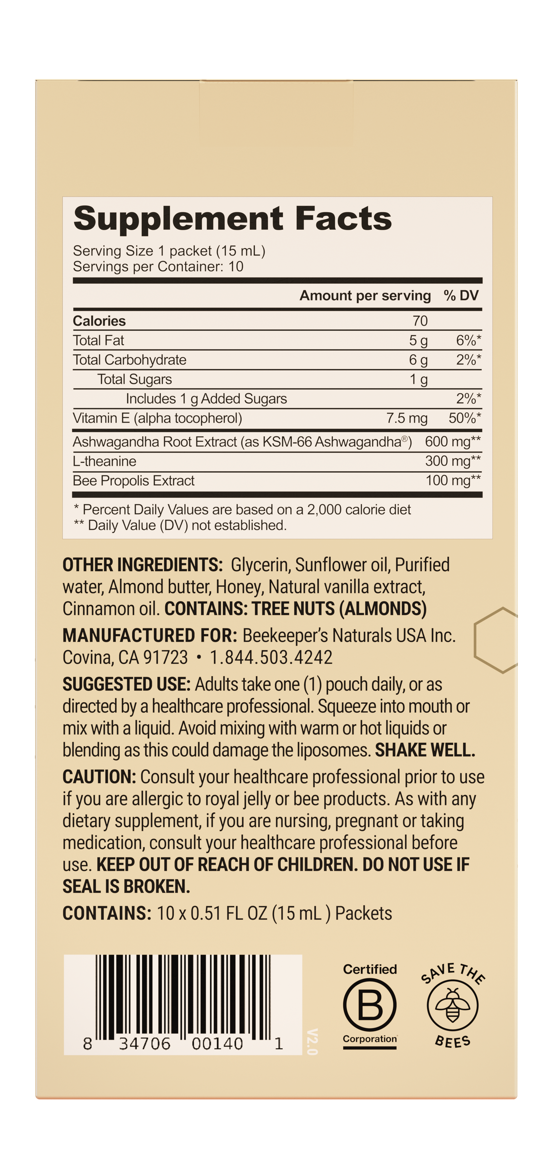 Stress Support Liposomal