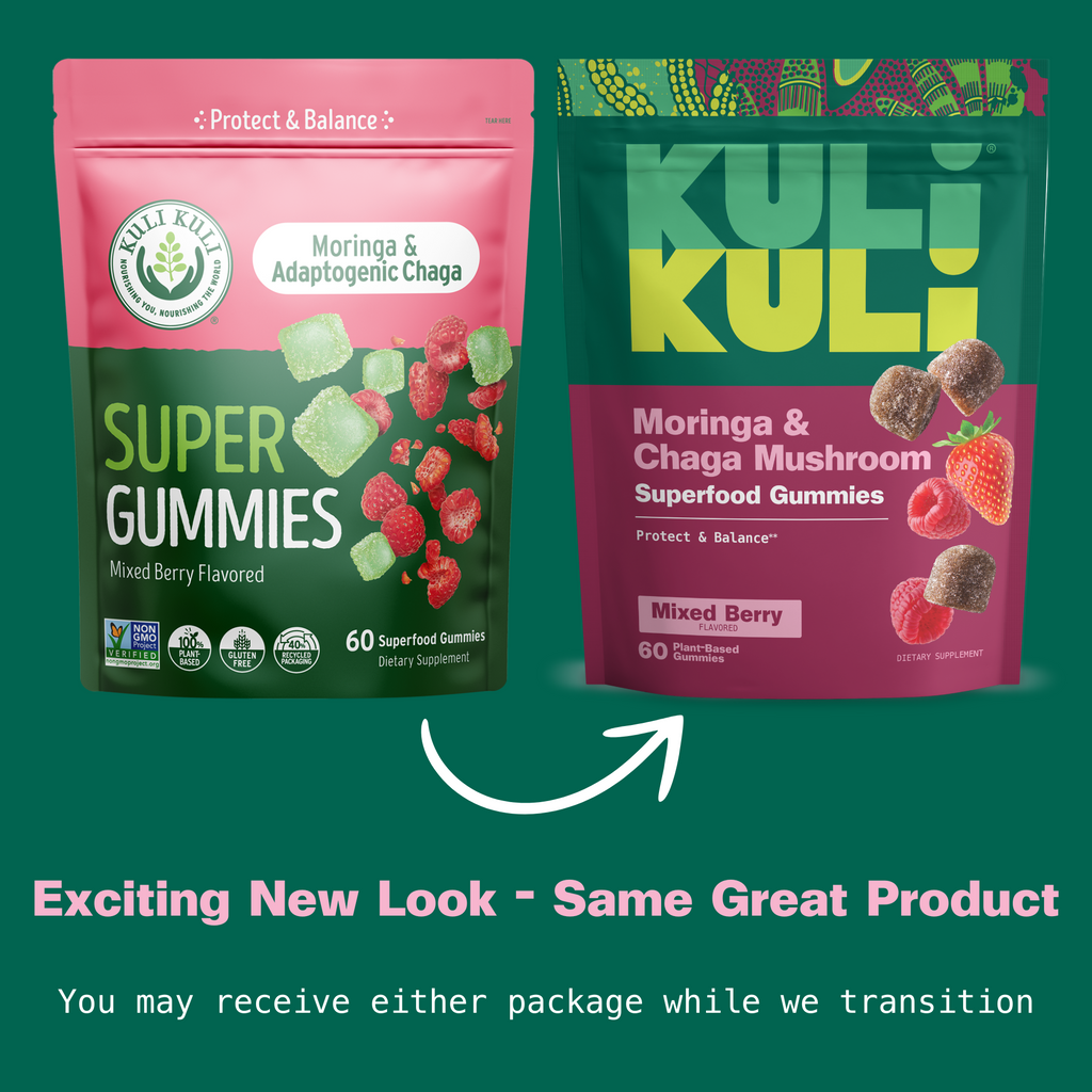 Moringa & Chaga Mushroom SuperGummies
