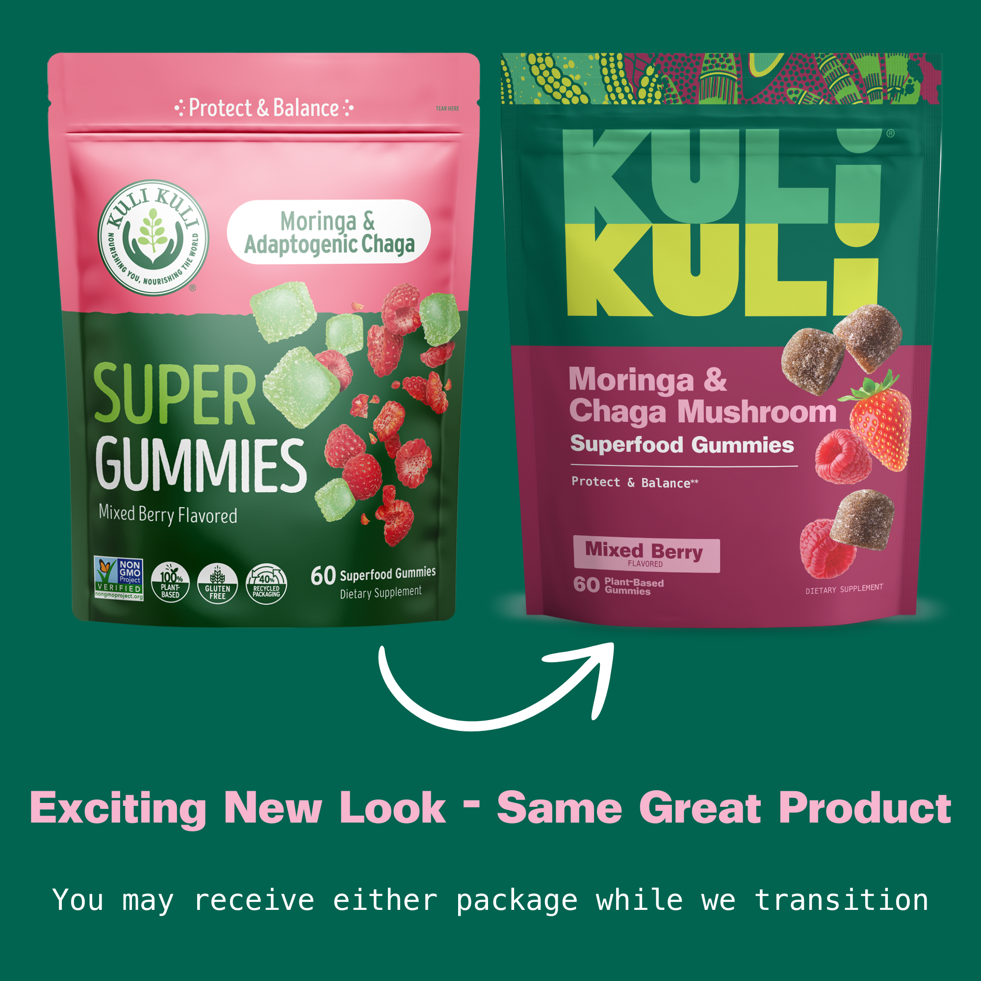 Moringa & Chaga Mushroom SuperGummies