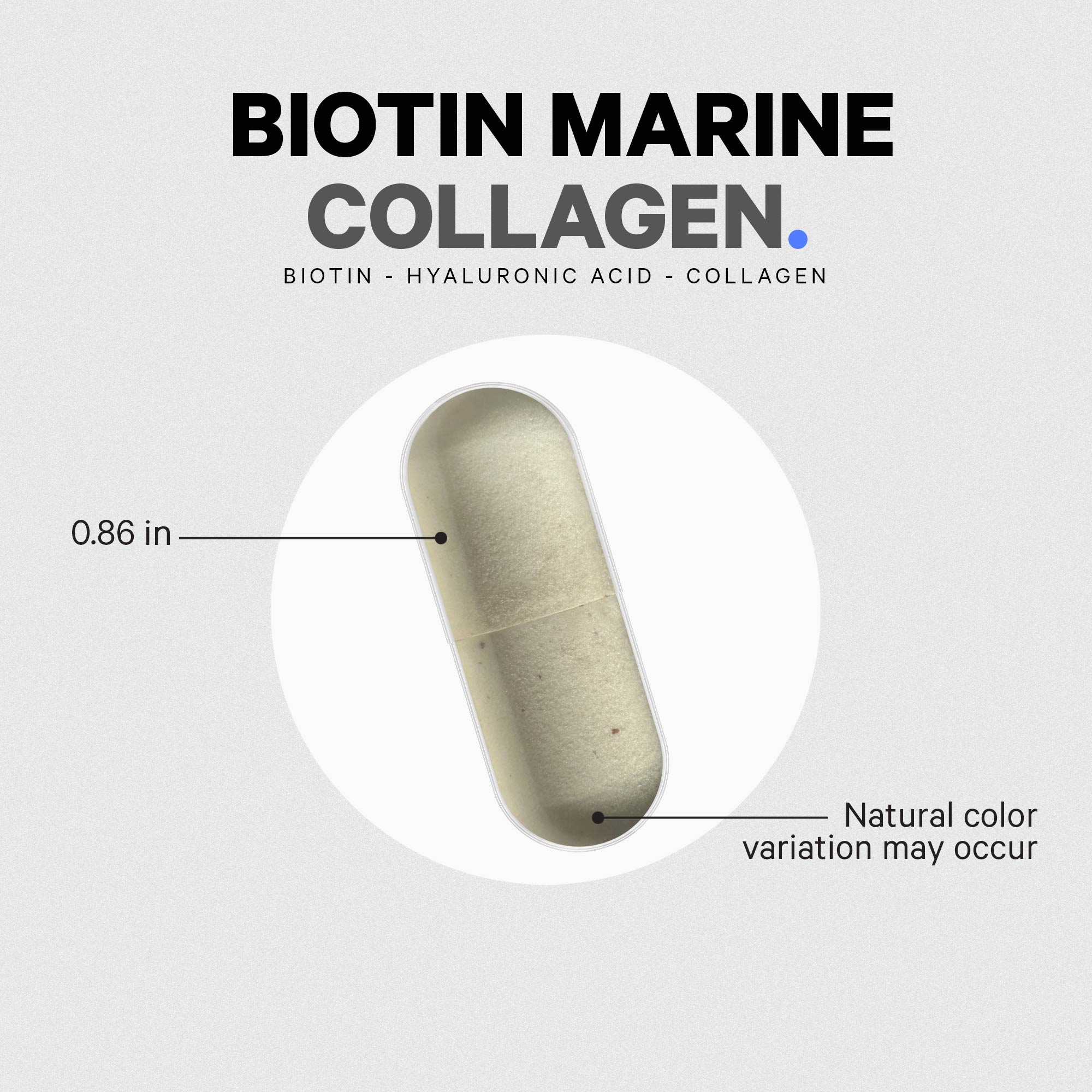 Biotin Marine Collagen Capsules