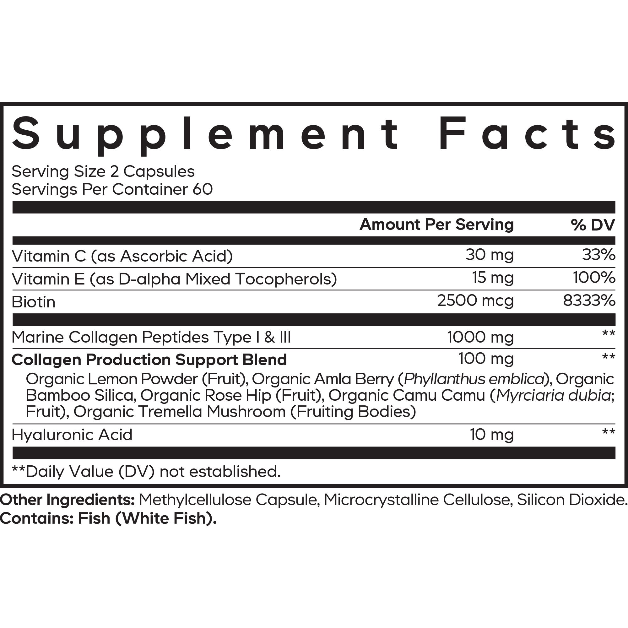 Biotin Marine Collagen Capsules