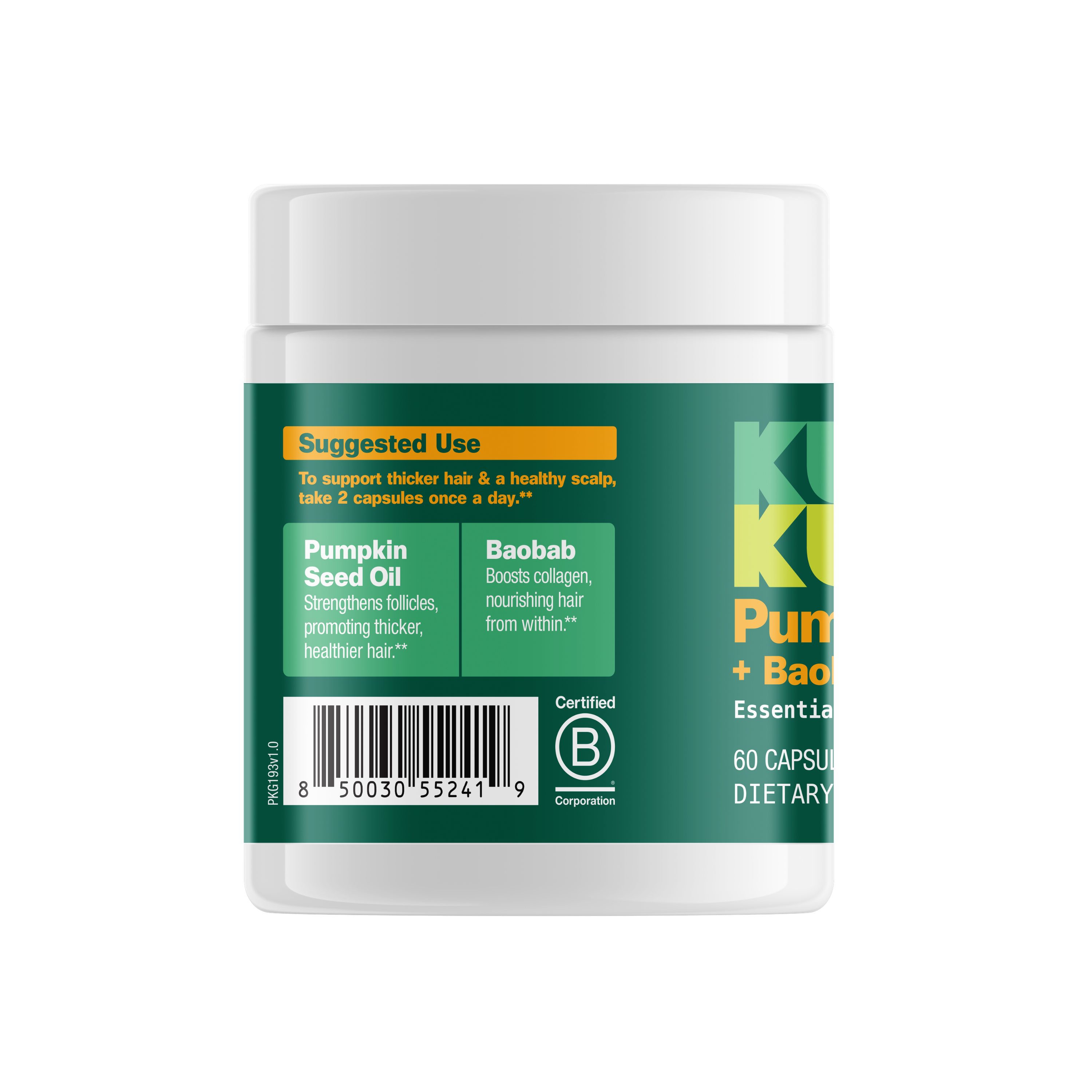 Pumpkin Seed Oil Hair Capsules