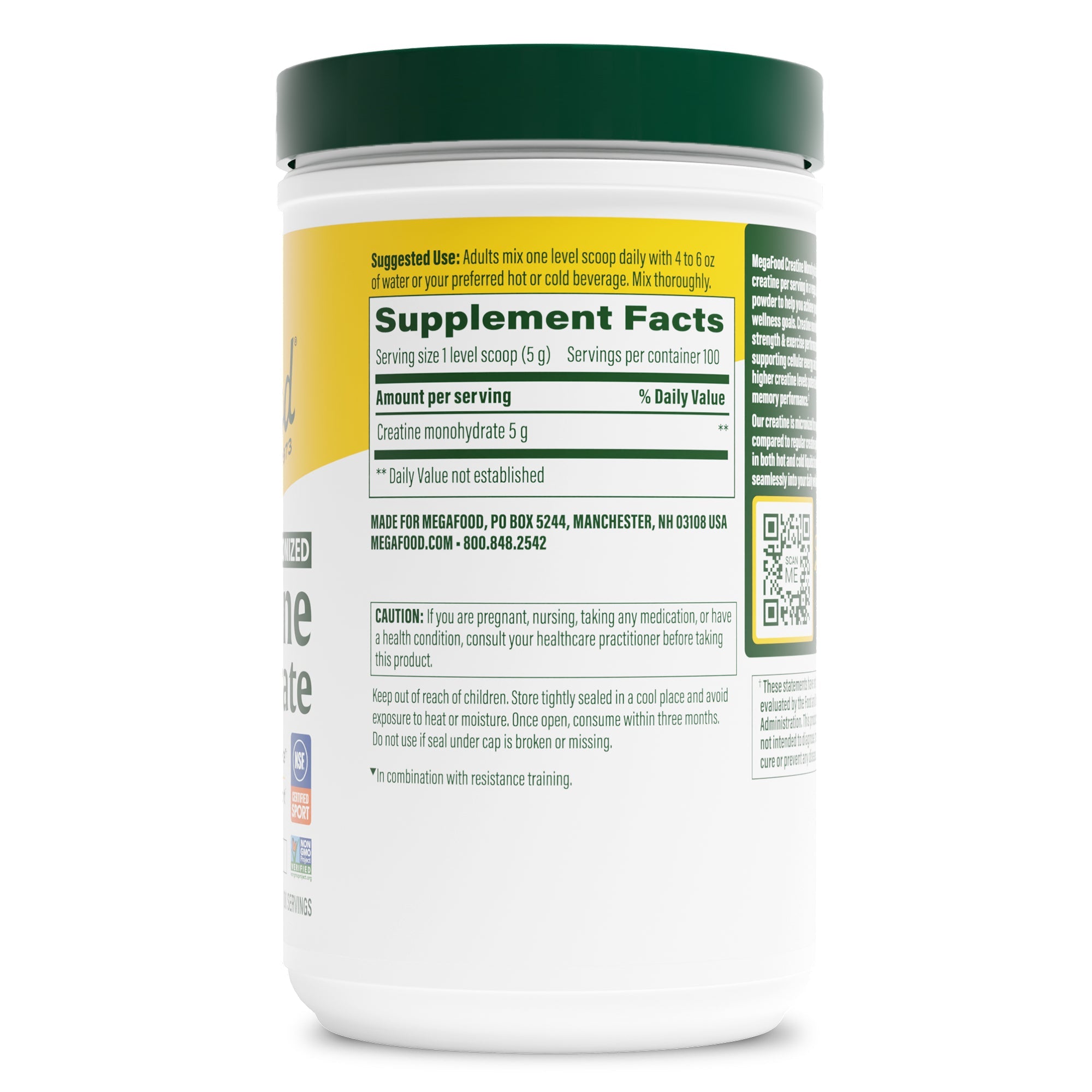 Creatine Monohydrate Powder 500g