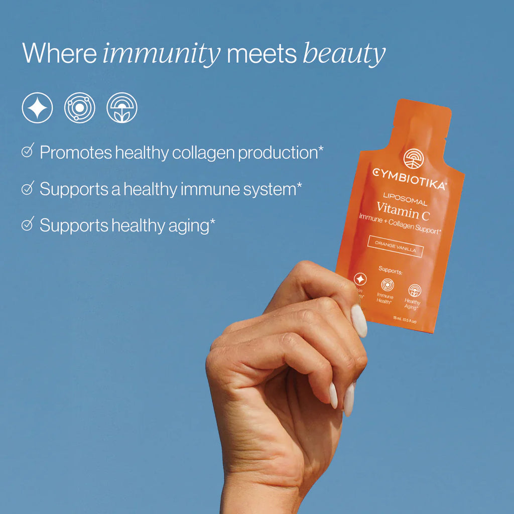 Liposomal Vitamin C Packets - Immune + Collagen Support