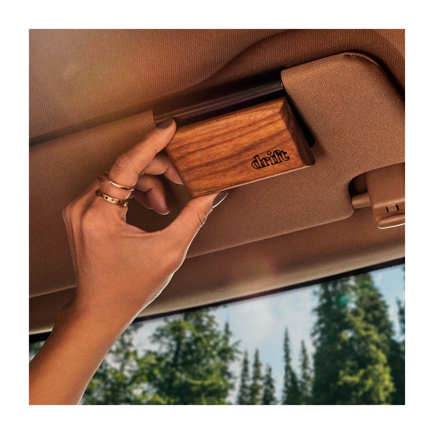 3-Pack Wood Car Air Freshener Starter Kit