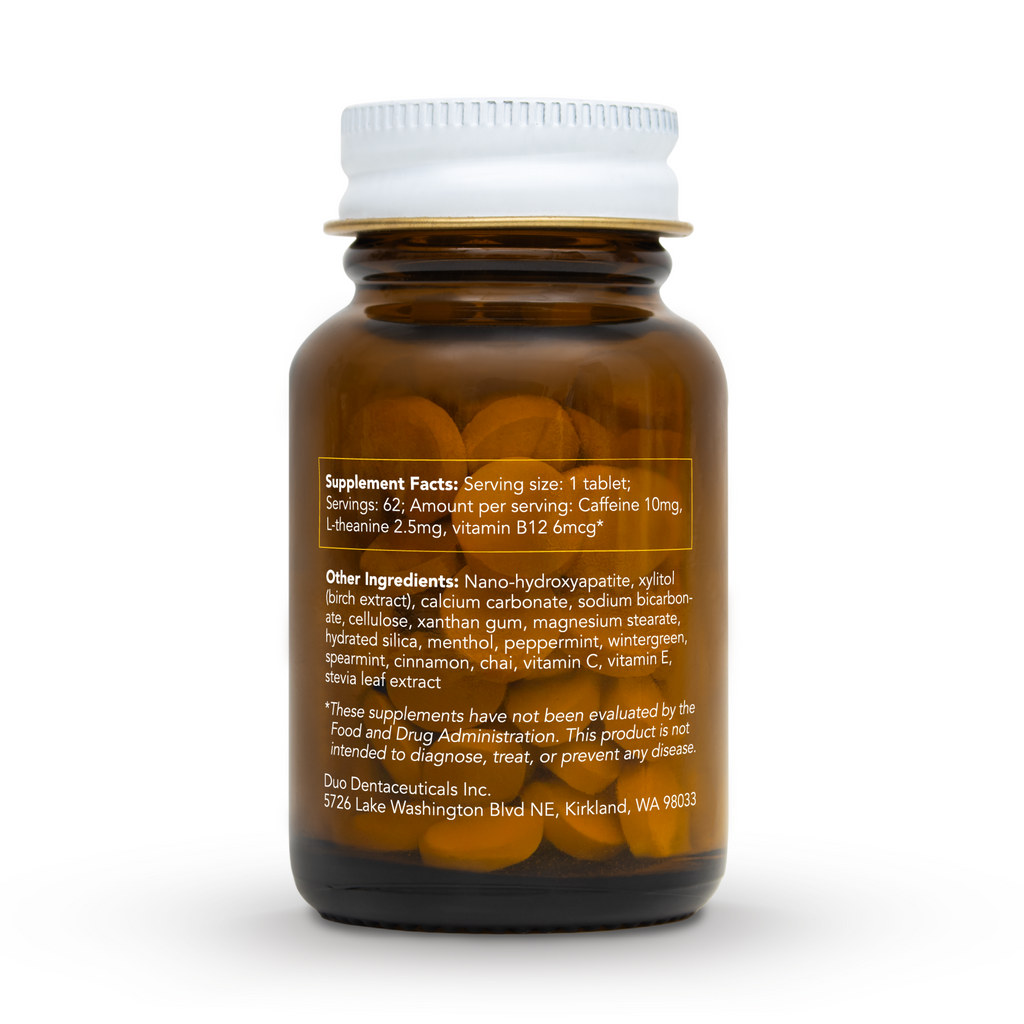 Caffeine + B12 Toothpaste Tablets