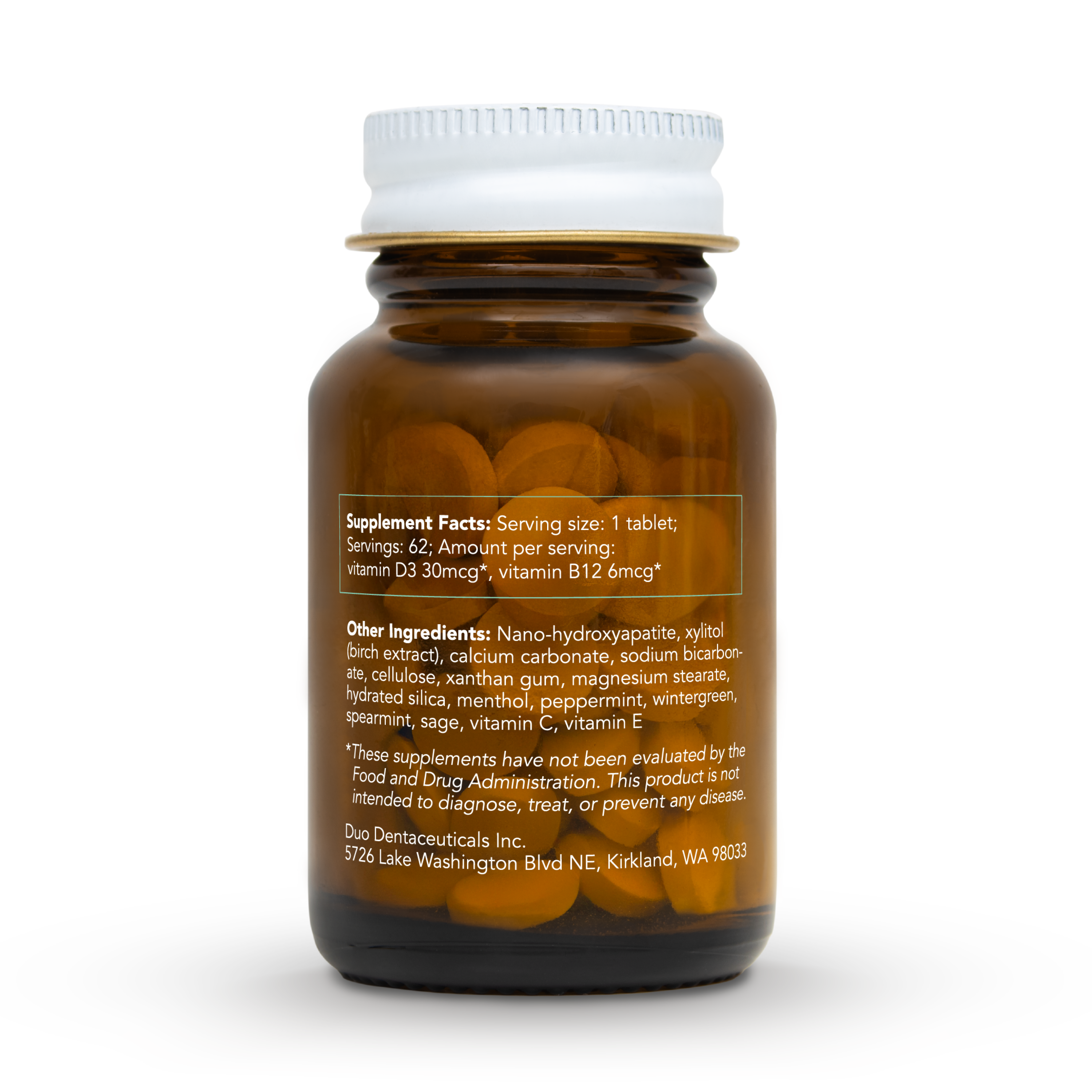 Vitamin D Toothpaste Tablets