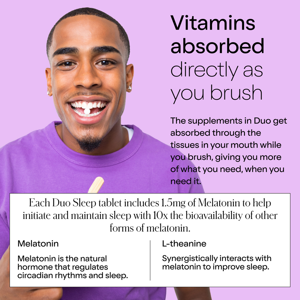Melatonin Toothpaste Tablets