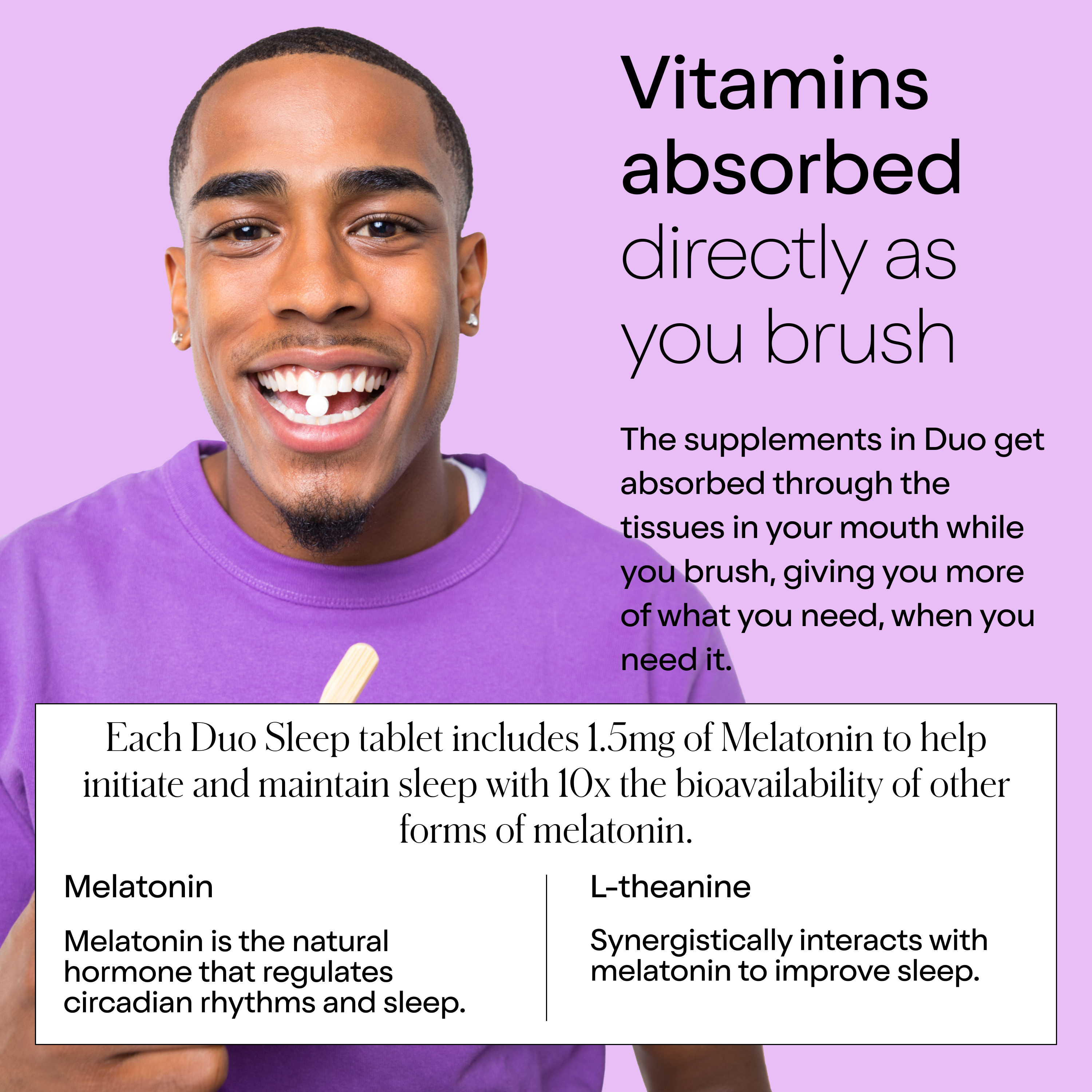 Melatonin Toothpaste Tablets