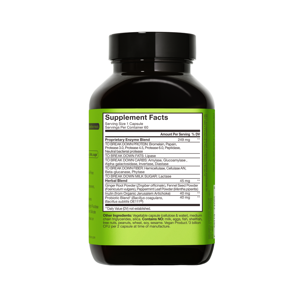 Flatter Me -  Debloat Enzymes + Pre and Probiotics For Regularity
