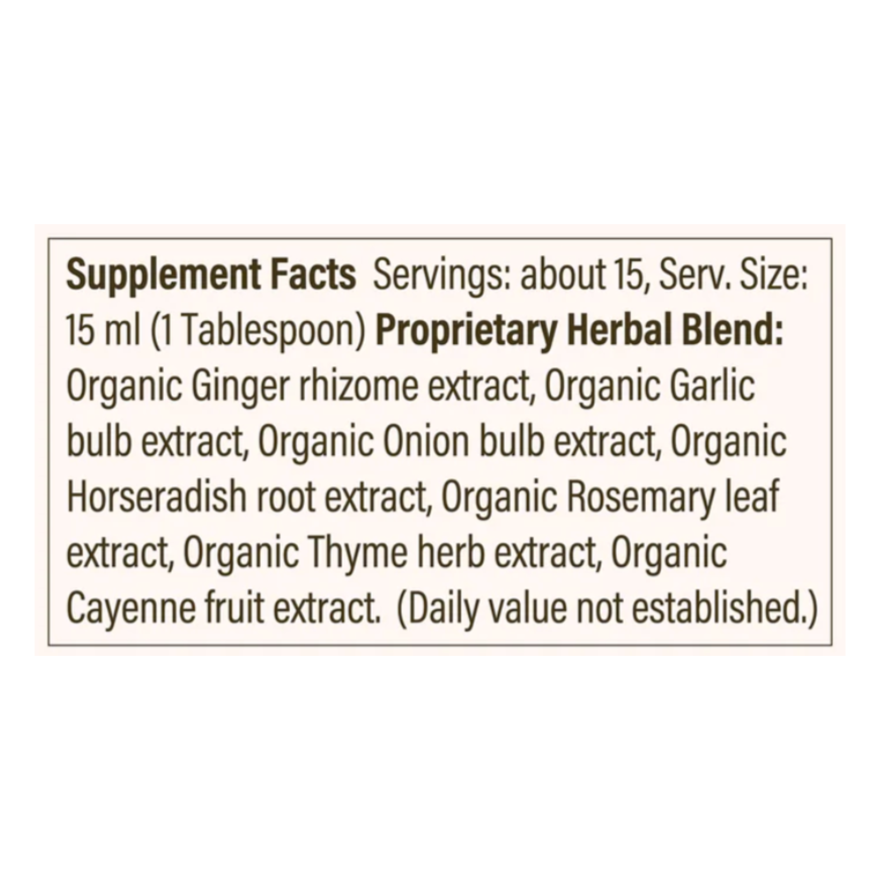 Fire Cider Wellness Tonic