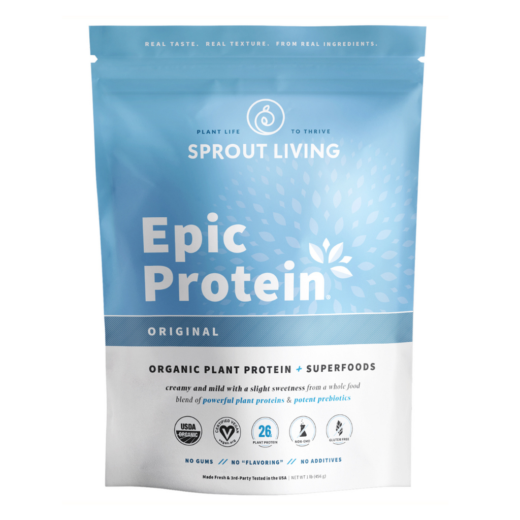 Organic Plant Protein Powder with Superfoods - Vegan, Additive-Free
