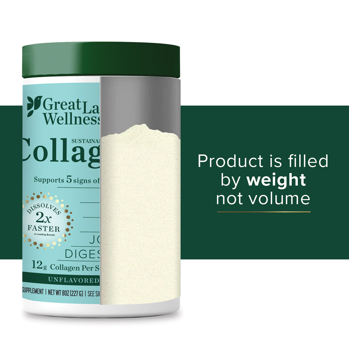 Marine Collagen Peptides Powder, Unflavored