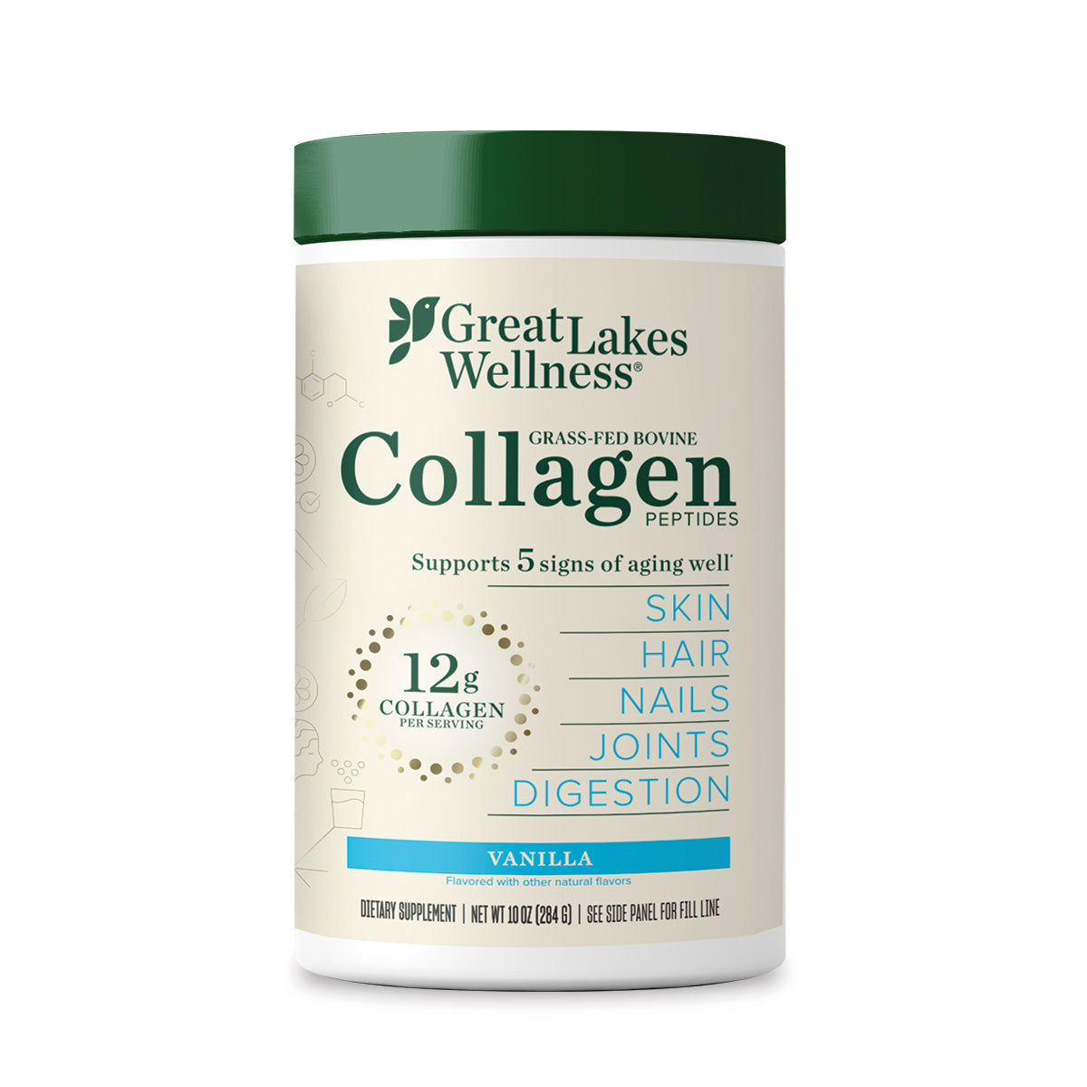 Bovine Collagen Peptides Powder, Flavored