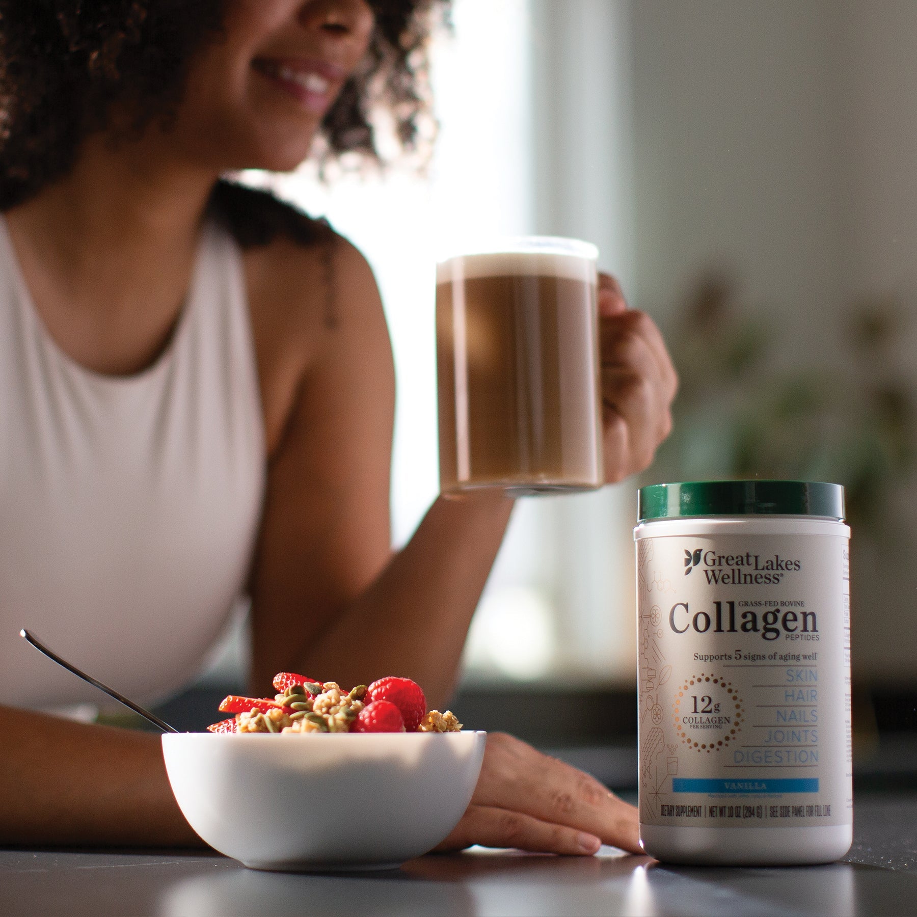 Bovine Collagen Peptides Powder, Flavored
