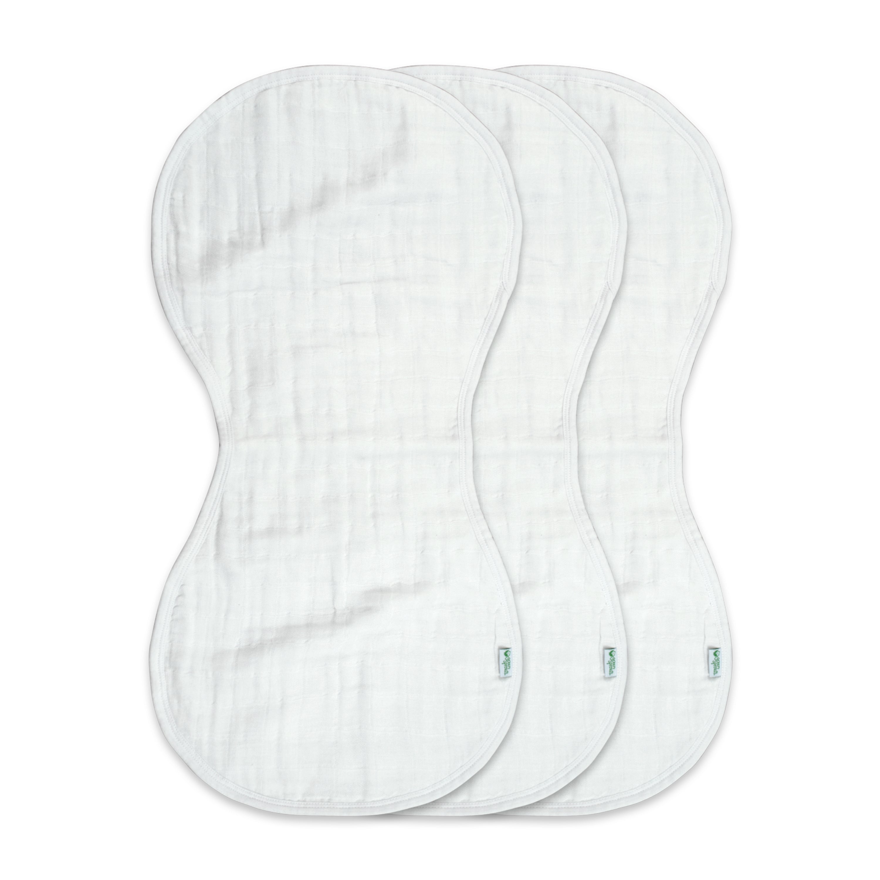 100% Certified Organic Cotton Muslin Burp Cloths