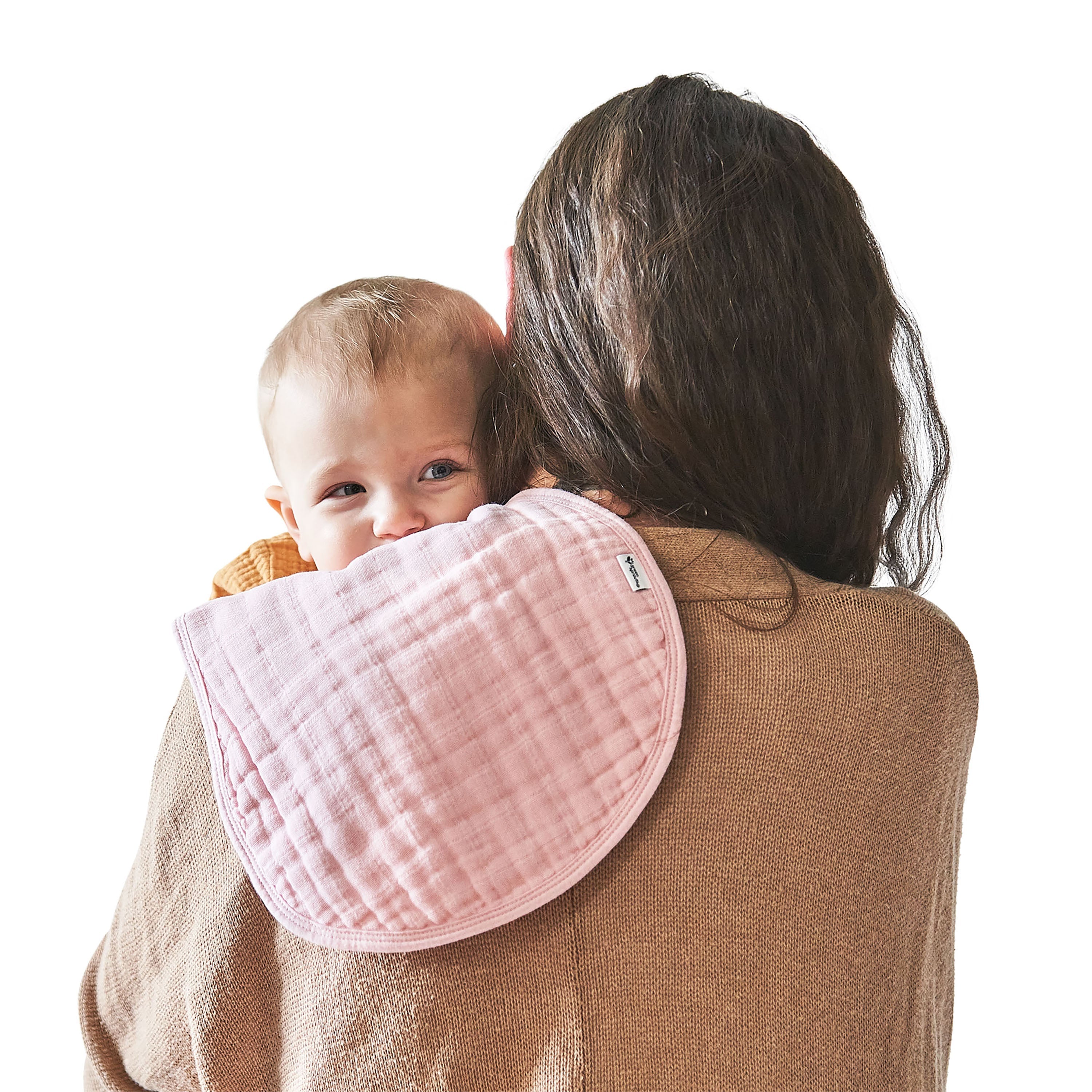 100% Certified Organic Cotton Muslin Burp Cloths