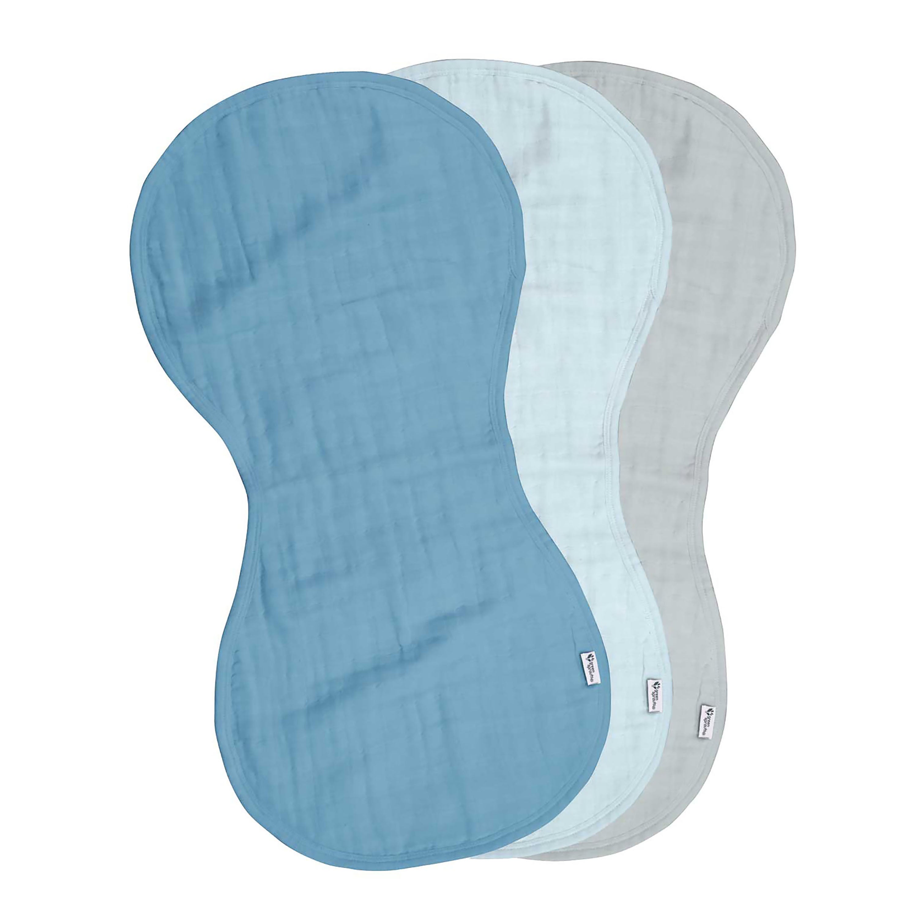 100% Certified Organic Cotton Muslin Burp Cloths
