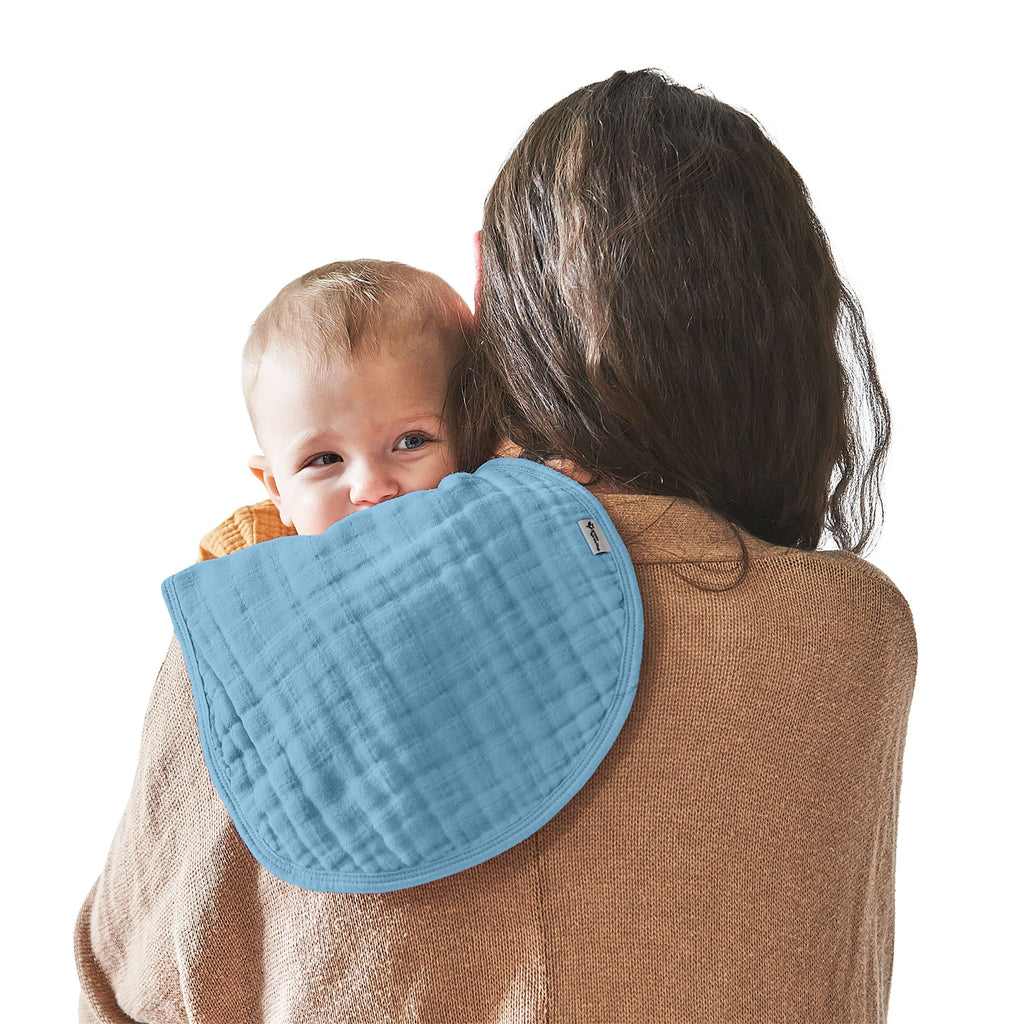 100% Certified Organic Cotton Muslin Burp Cloths