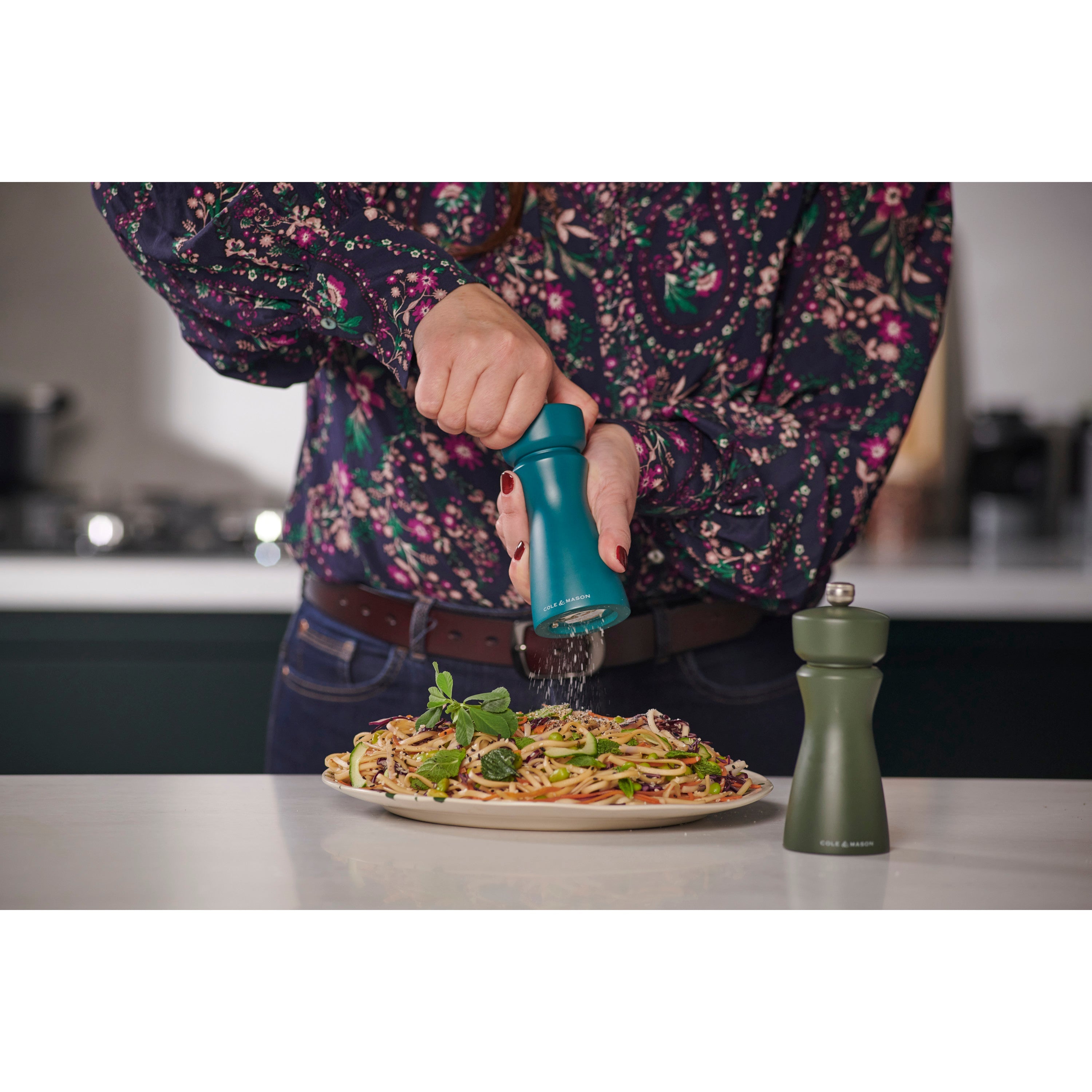 2-in-1 Kenton Salt & Pepper Mill with Ceramic Grinder