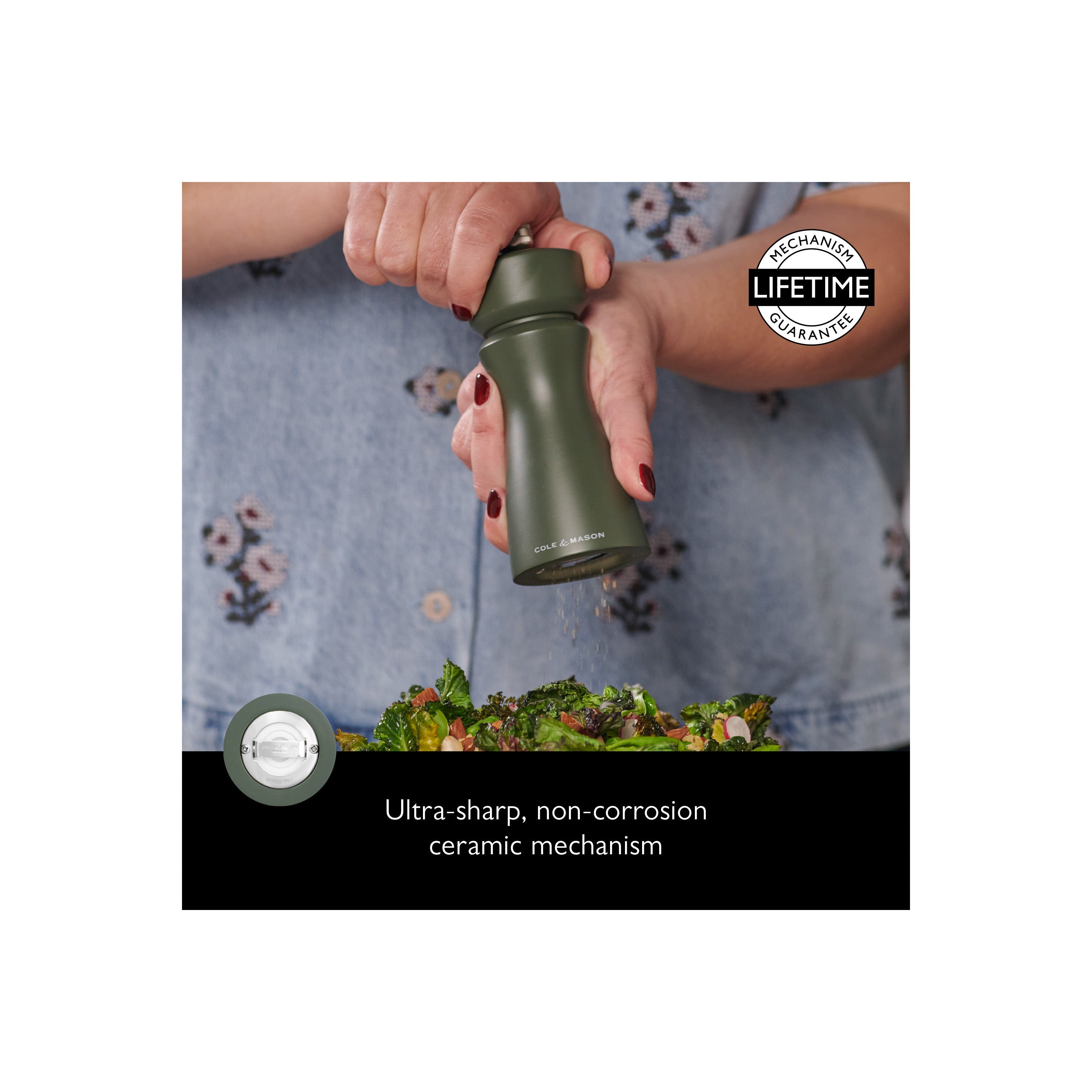 2-in-1 Kenton Salt & Pepper Mill with Ceramic Grinder
