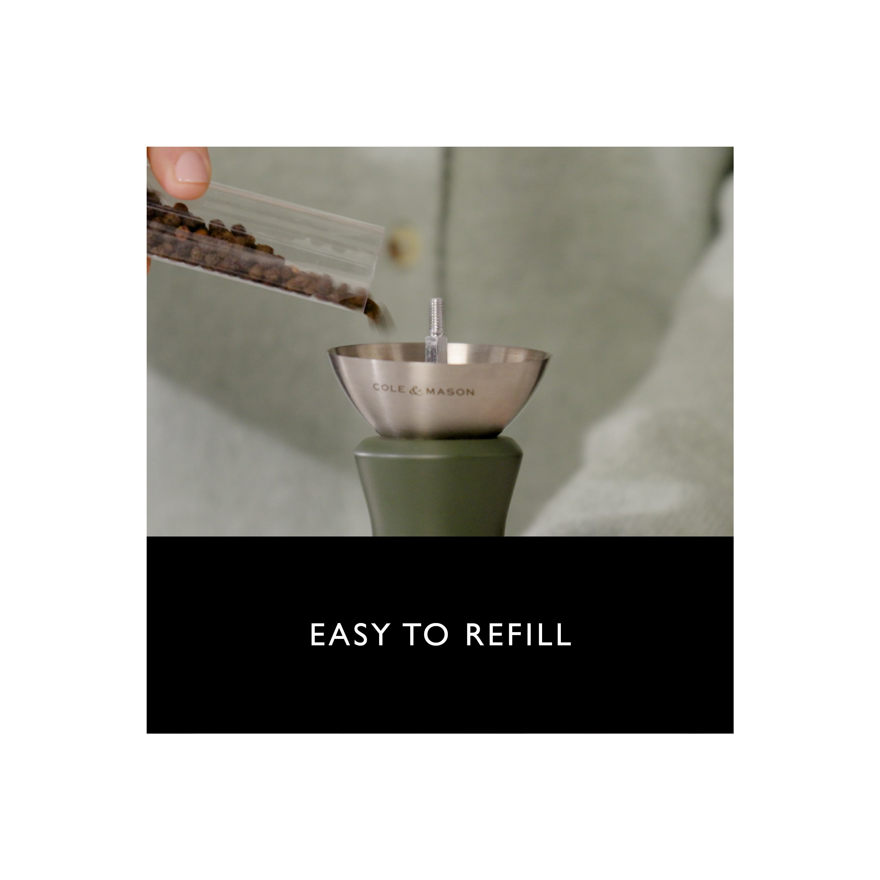 2-in-1 Kenton Salt & Pepper Mill with Ceramic Grinder