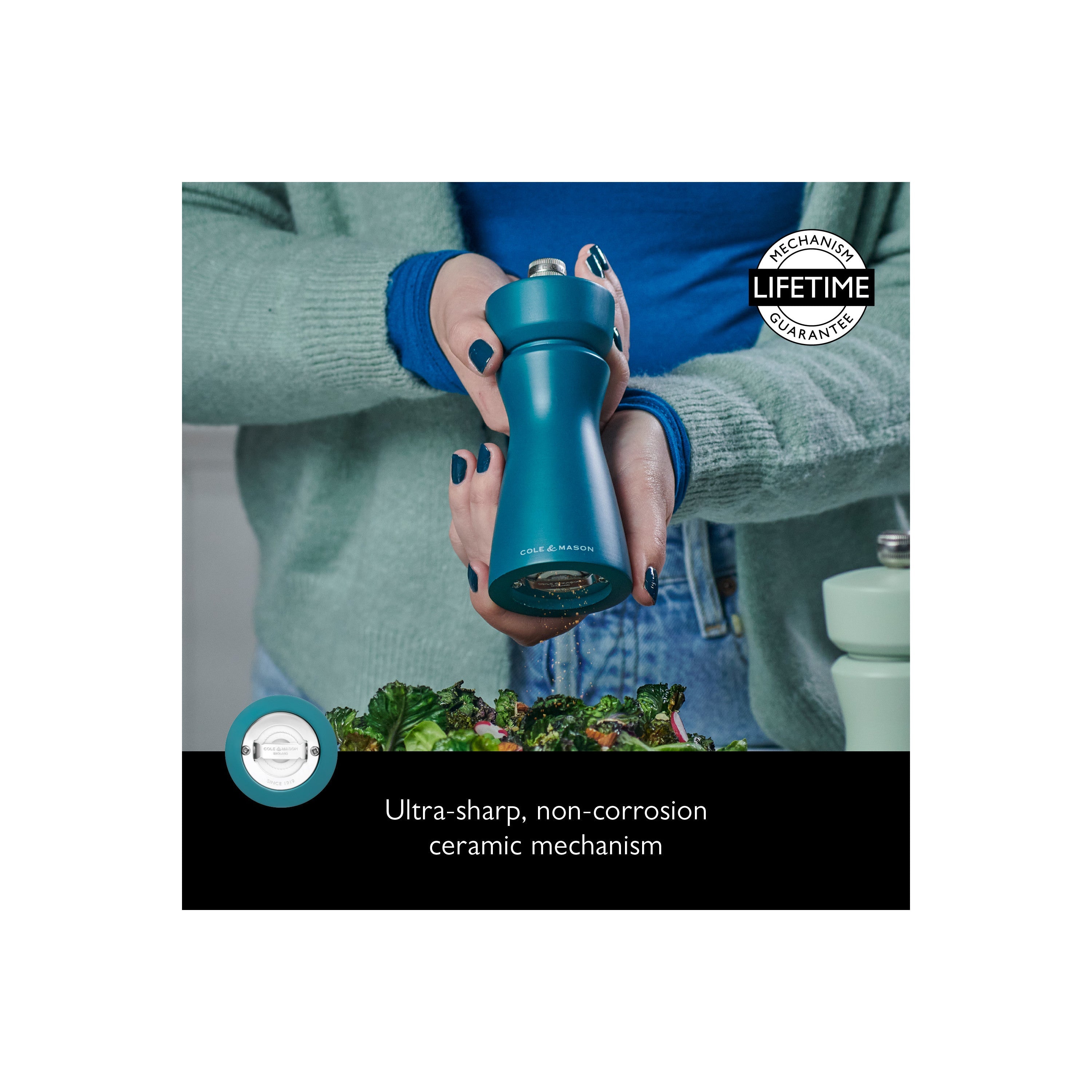 2-in-1 Kenton Salt & Pepper Mill with Ceramic Grinder