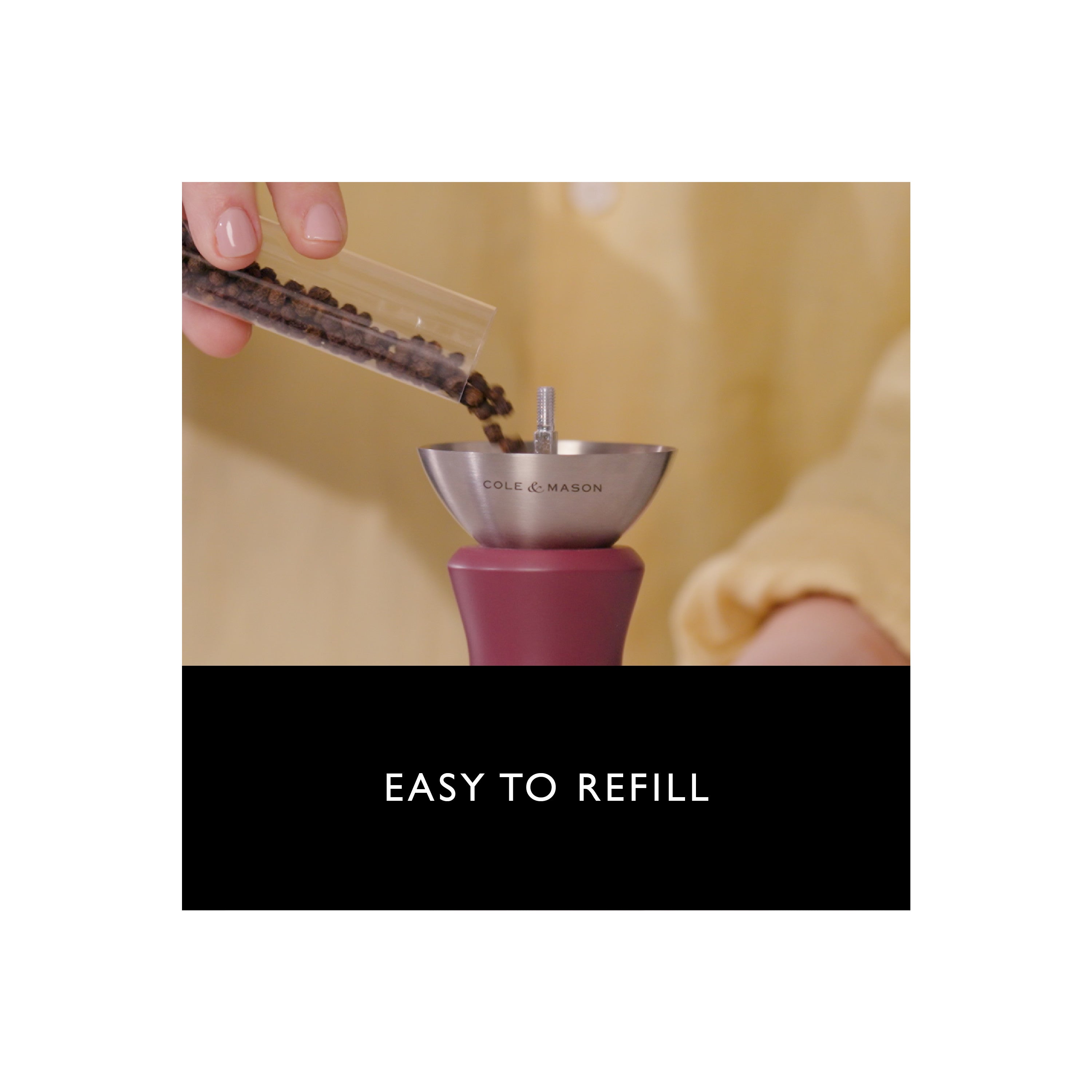 2-in-1 Kenton Salt & Pepper Mill with Ceramic Grinder