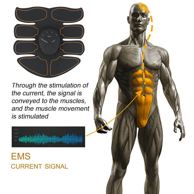 Wireless EMS Muscle Stimulator, Abs & Hip Trainer