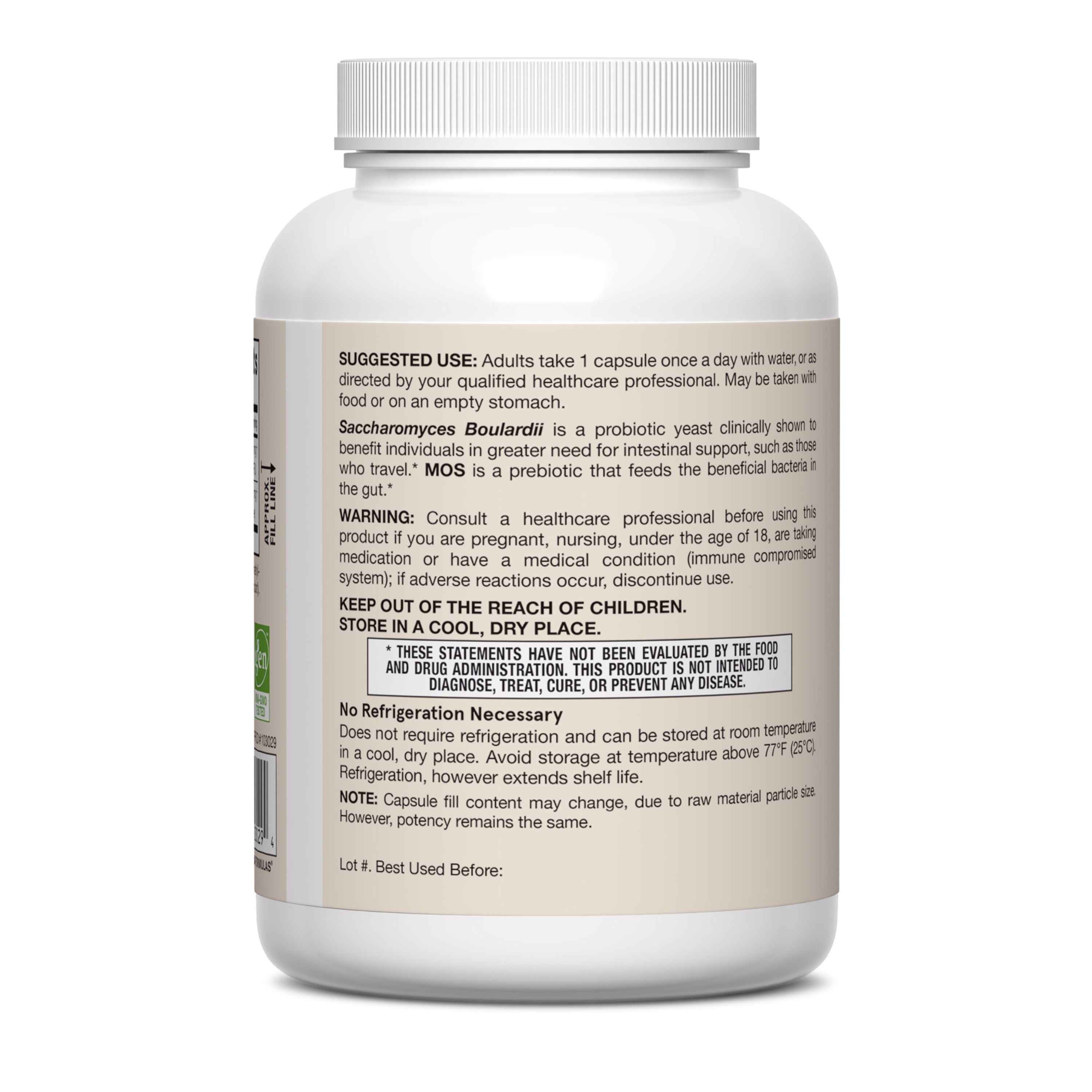 Saccharomyces Boulardii Probiotics + MOS