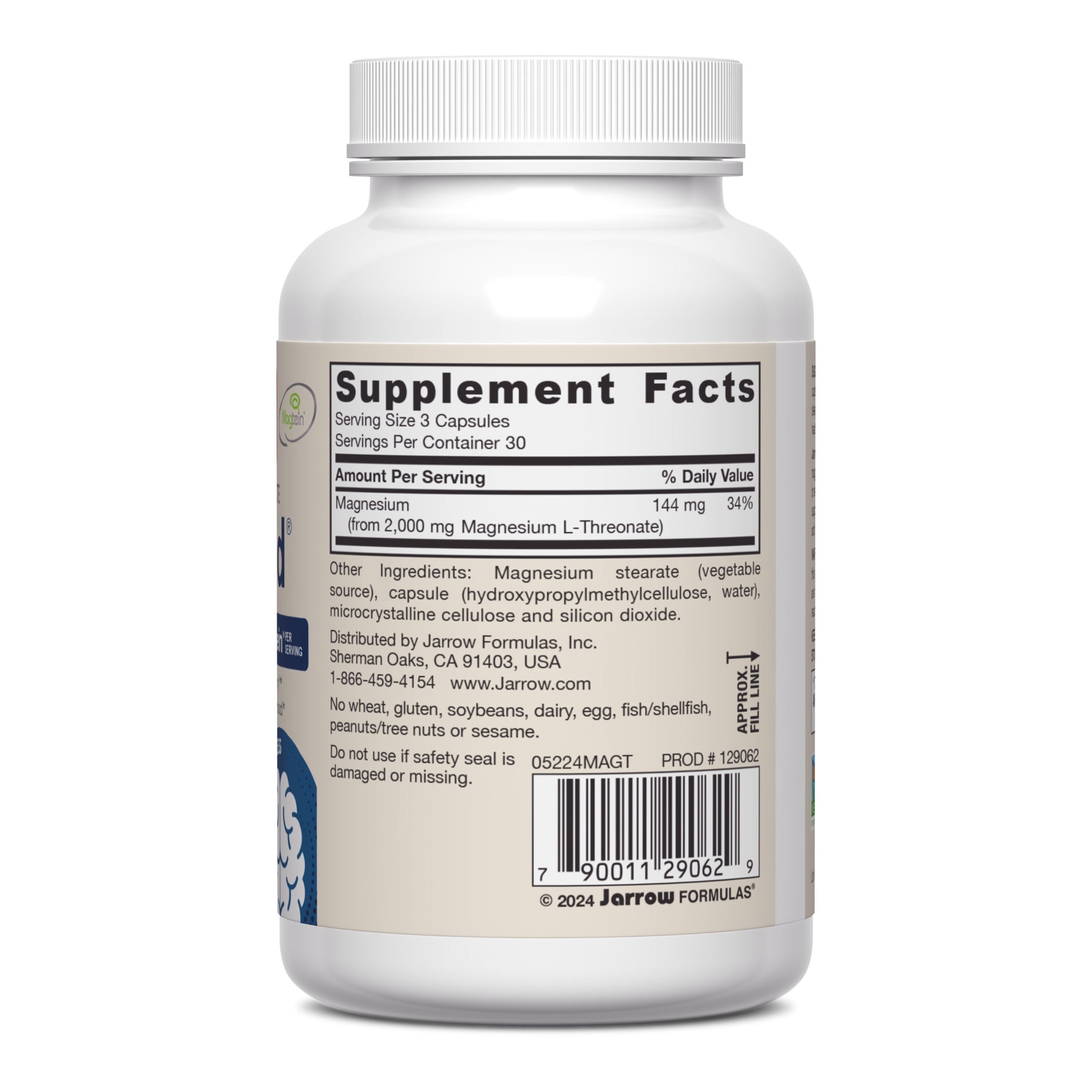 MagMind Brain Health with Magtein (Magnesium L-Threonate)