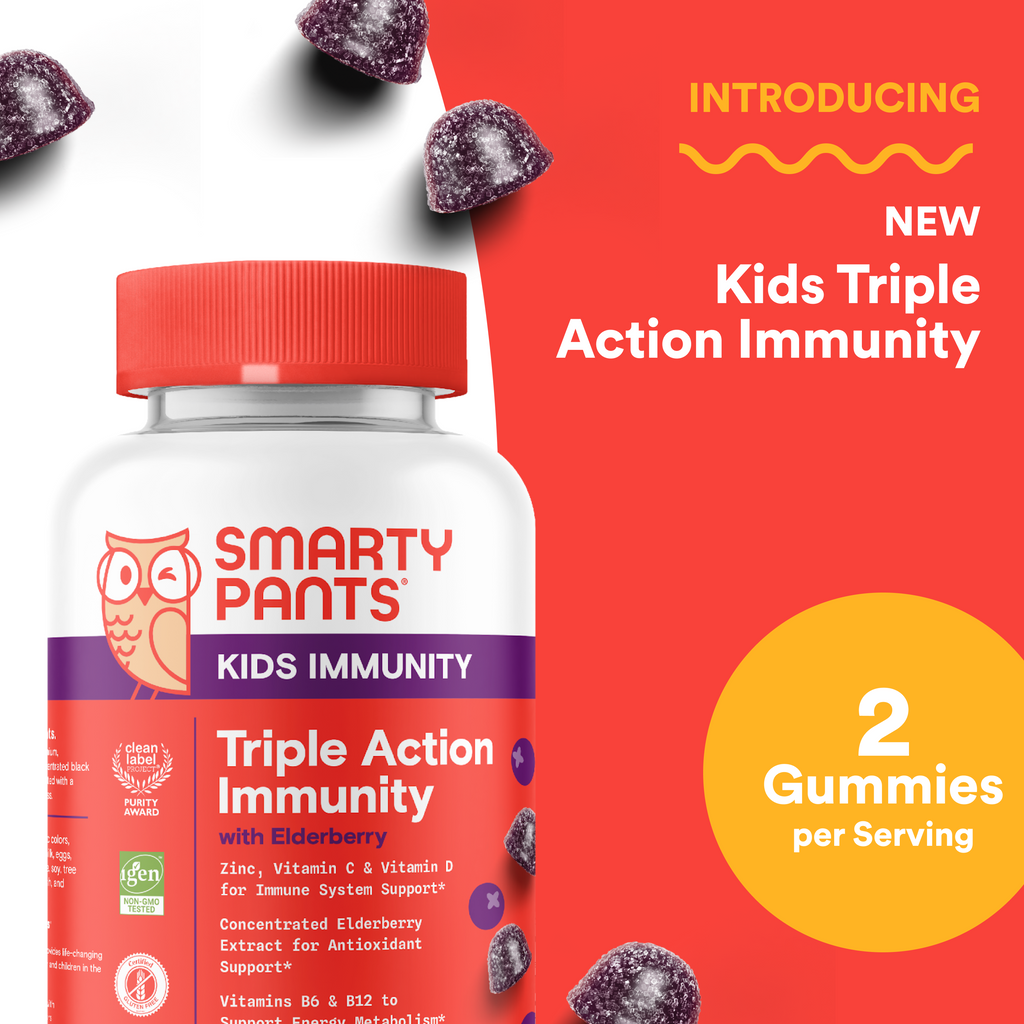 Kids Triple Action Immunity + Elderberry Gummies