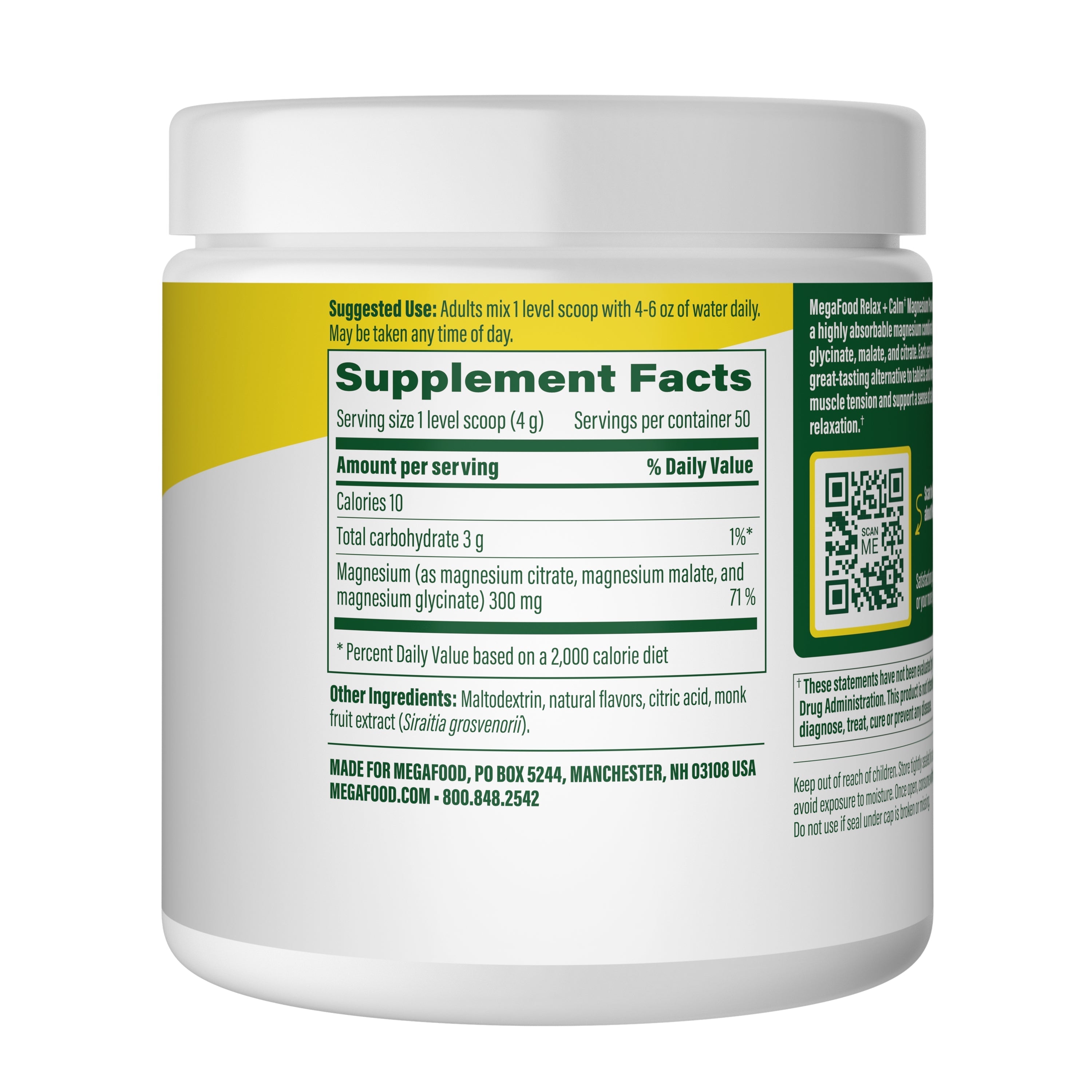 Relax & Calm Magnesium Powder Drink Mix