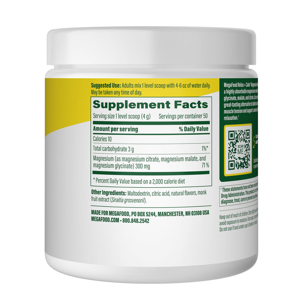 Relax & Calm Magnesium Powder Drink Mix