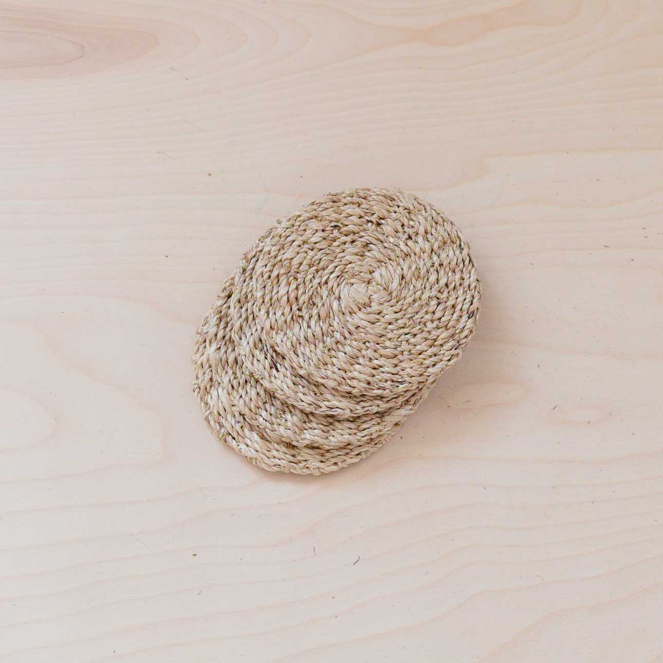 Abaca Coasters, set of 4