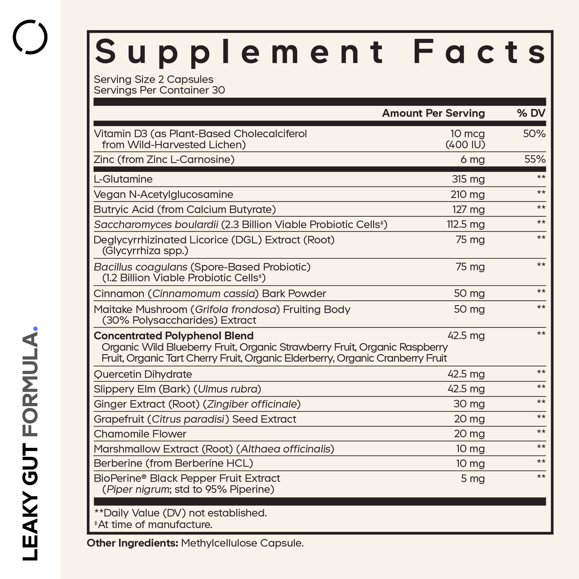Leaky Gut Formula Capsules
