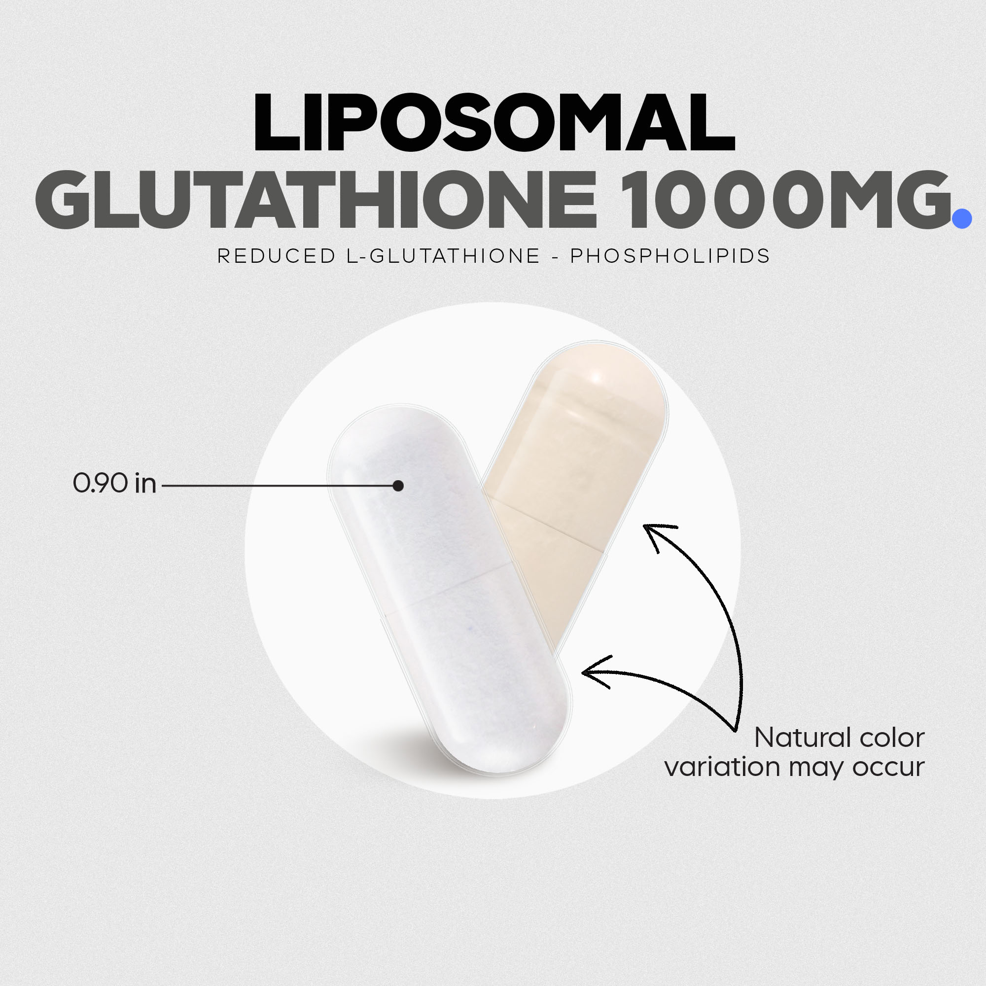 Liposomal Glutathione Capsules, 1000 mg