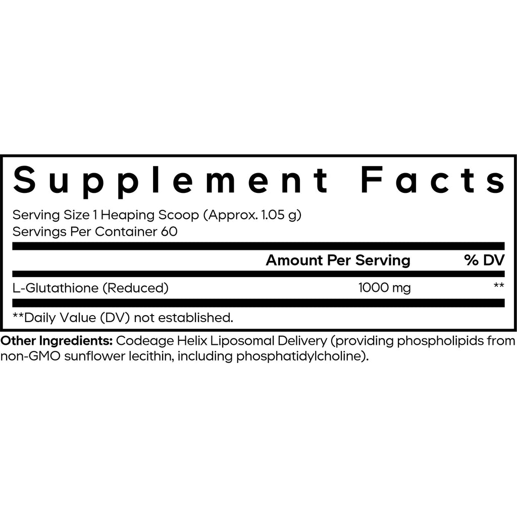 Liposomal Glutathione Powder, 1000 mg