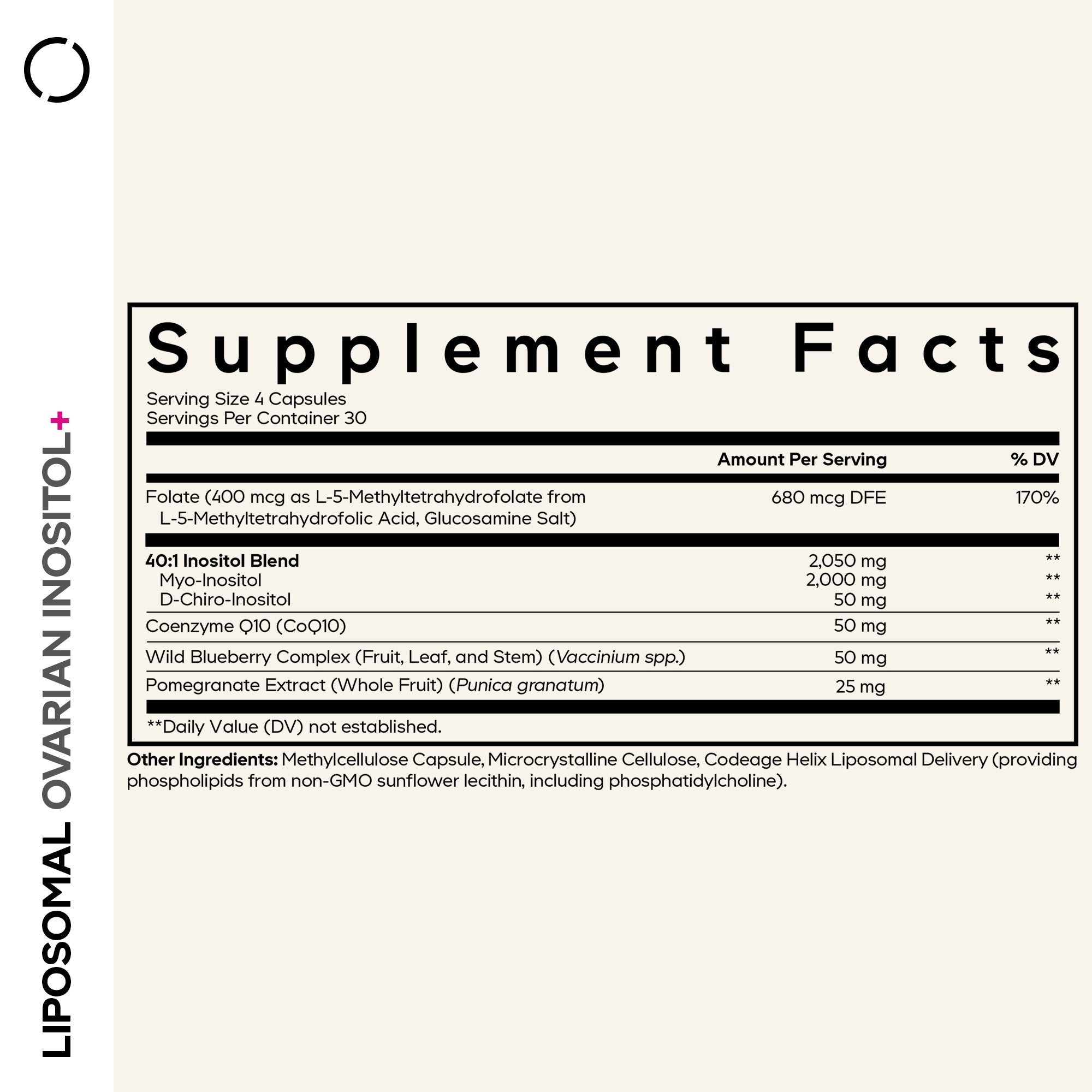 Liposomal Ovarian Inositol+ - Hormonal harmony