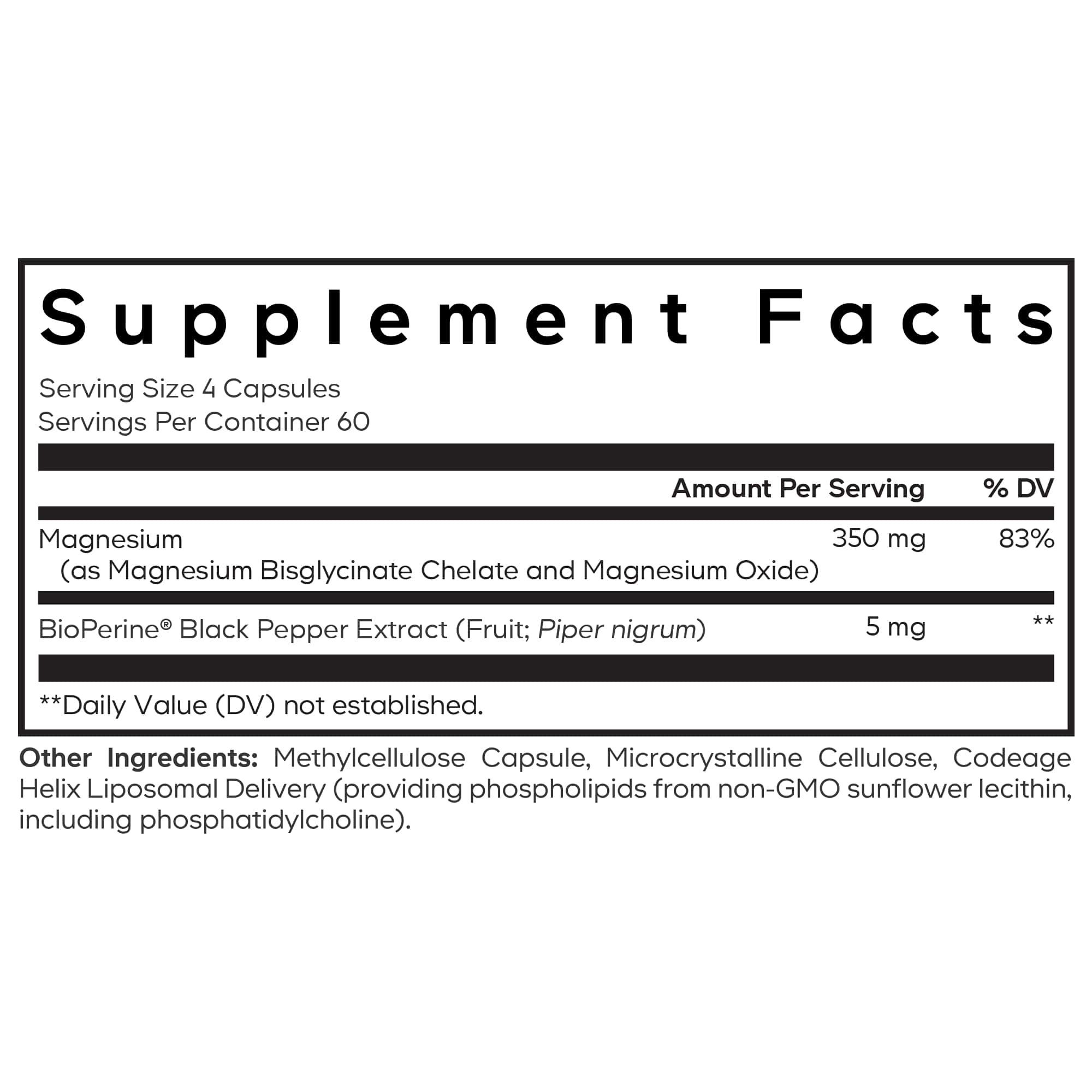 Liposomal Magnesium Glycinate