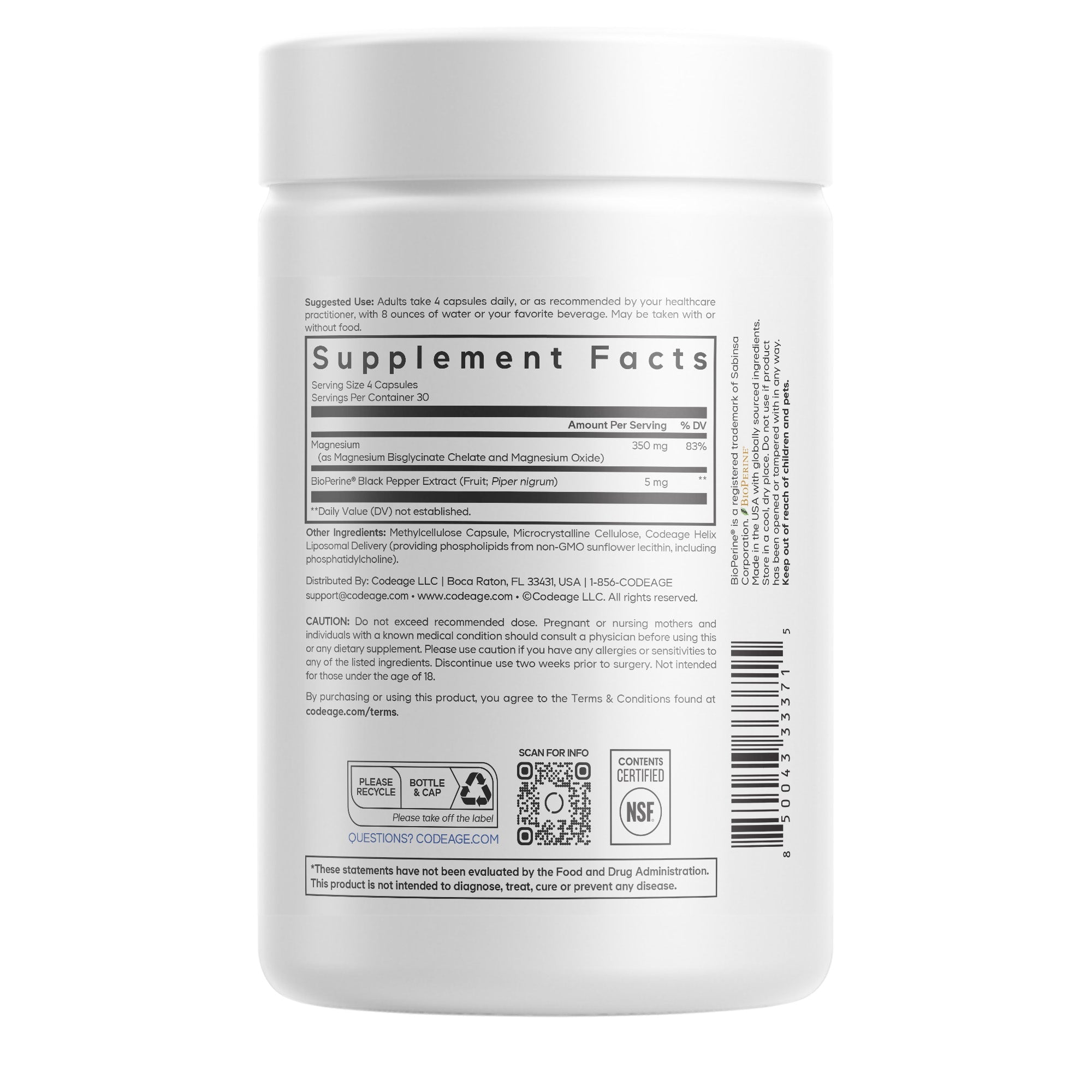 Liposomal Magnesium Glycinate