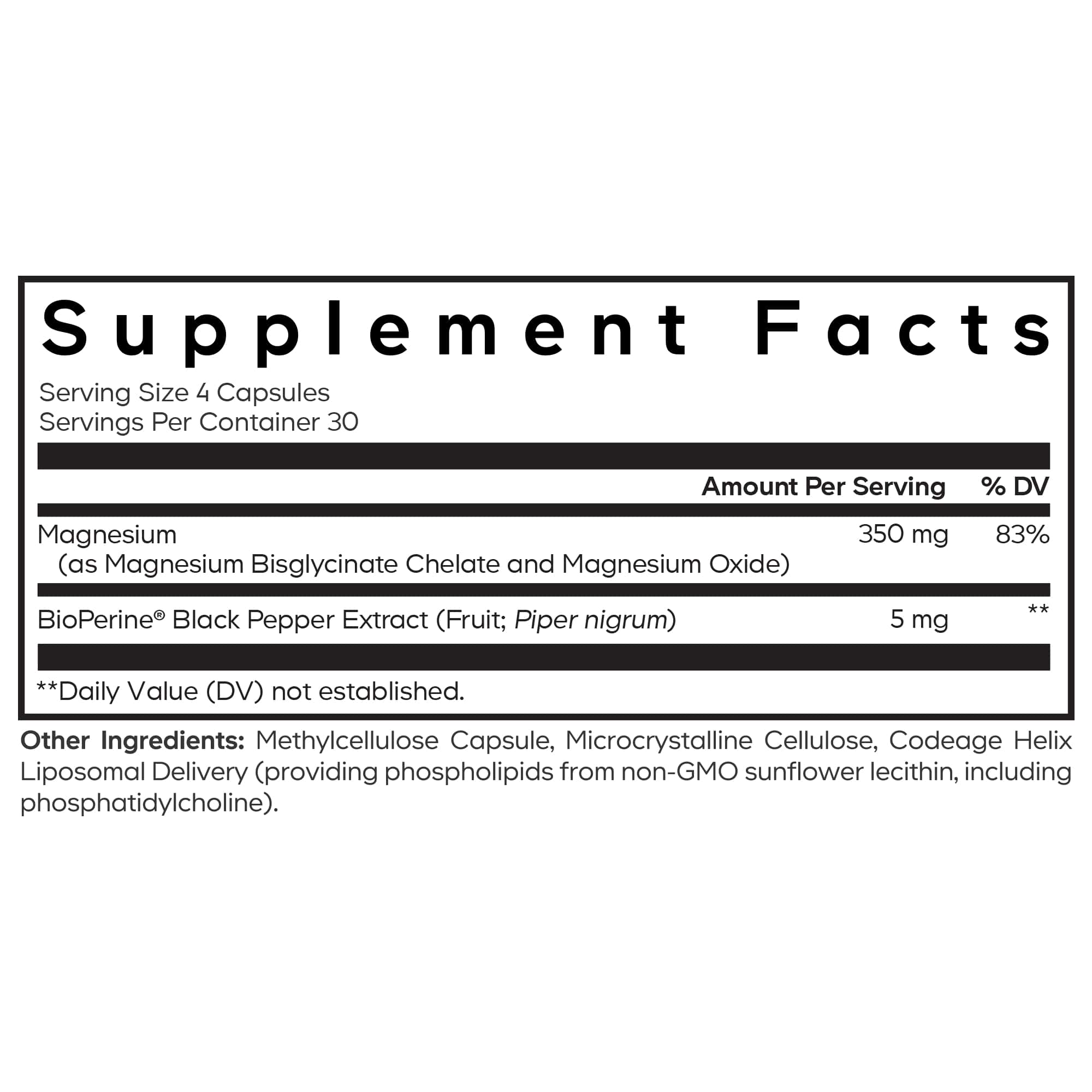 Liposomal Magnesium Glycinate