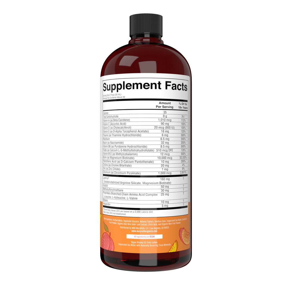 Liquid Morning Multivitamin + Hair Growth, 30 fl oz