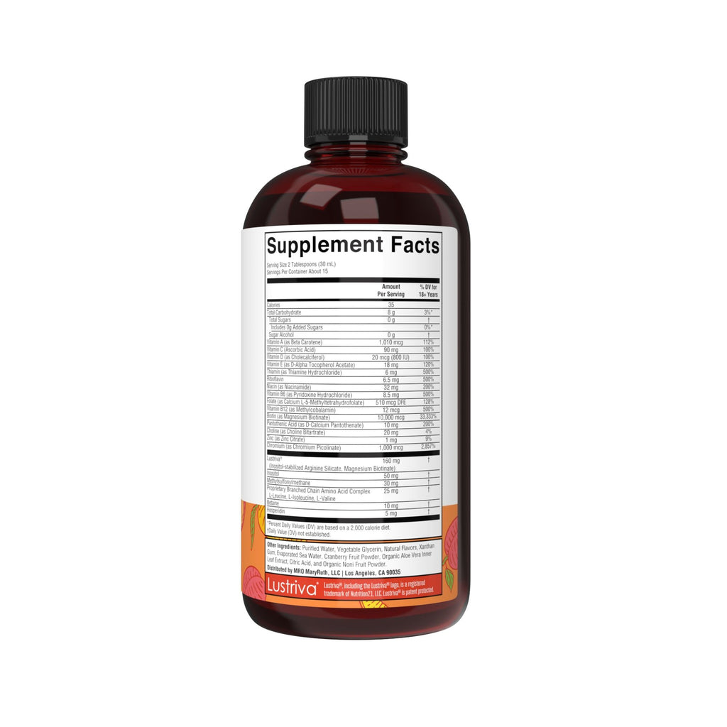 Morning Multivitamin +Hair Growth Liquid, 15.22 oz