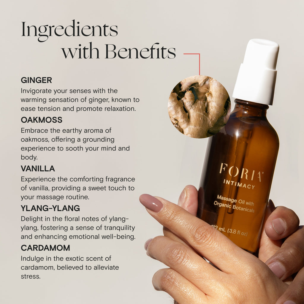 Intimacy Massage Oil with Organic Botanicals