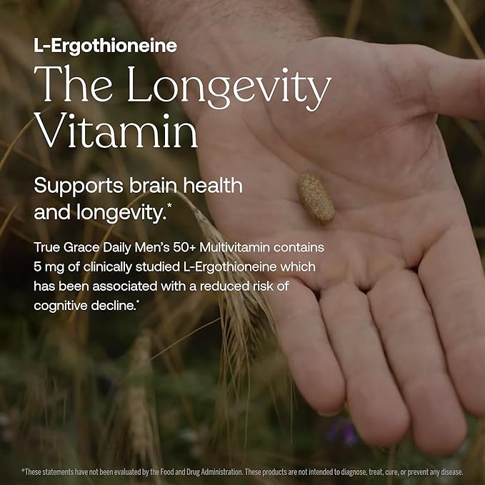 Daily Men’s 50+ Multivitamin Tablets - Longevity & Memory Support*
